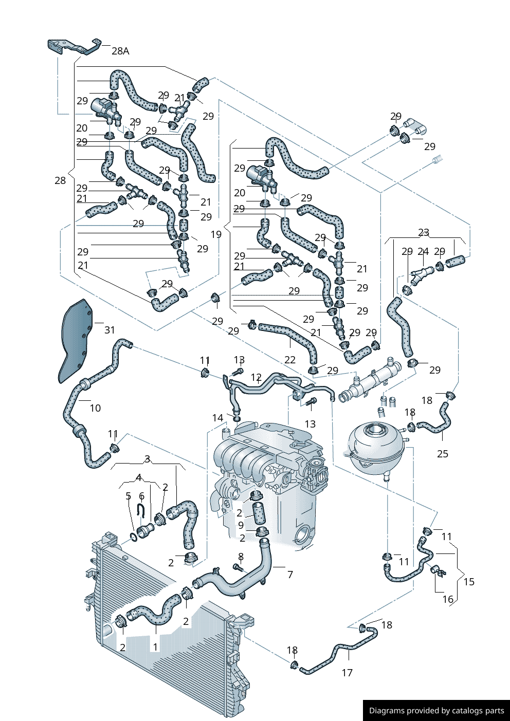 Car part diagram
