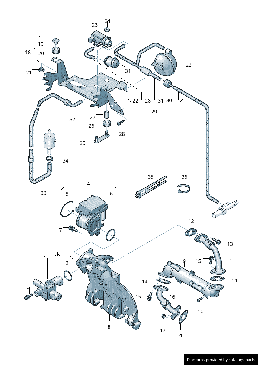 Car part diagram