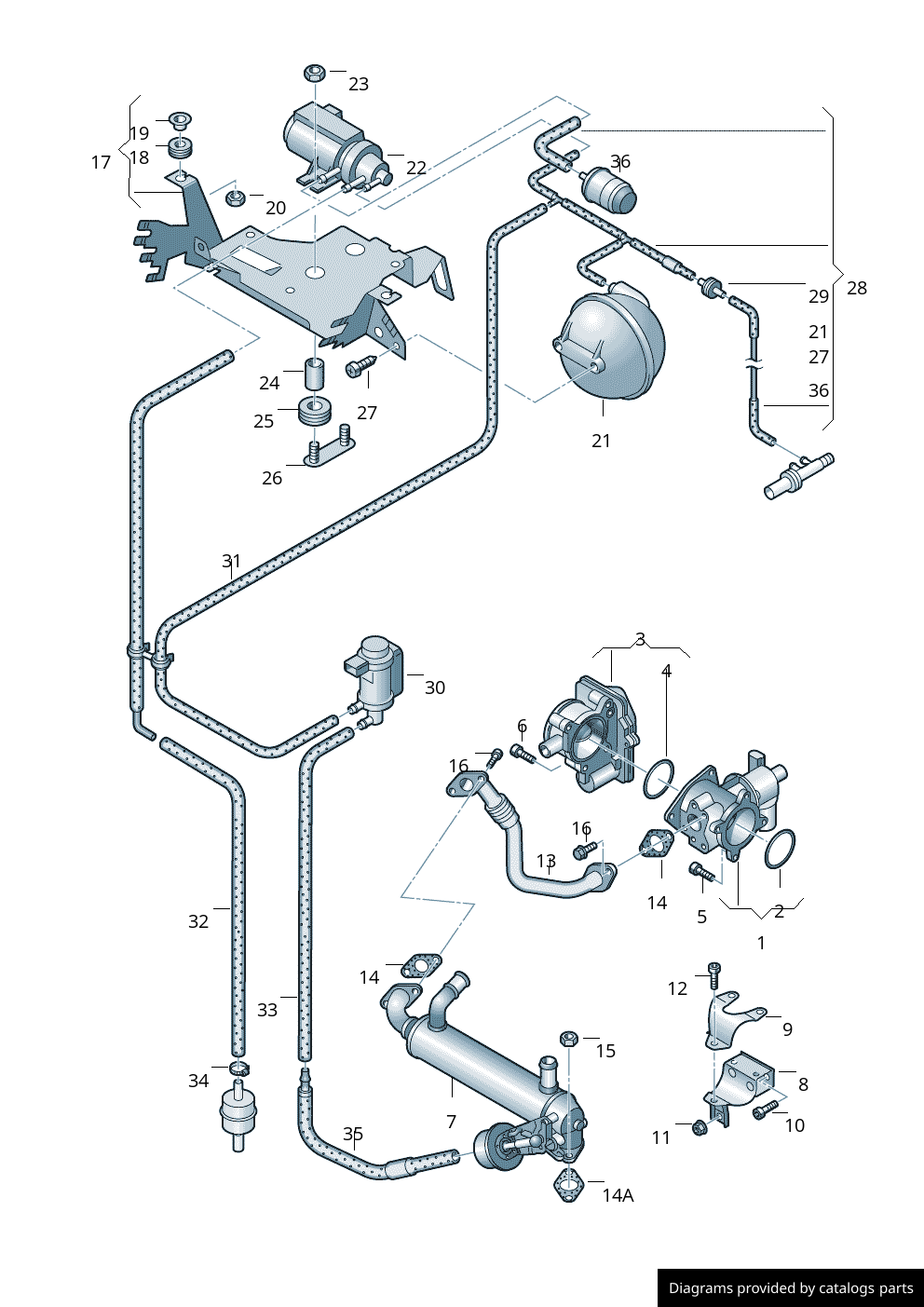 Car part diagram