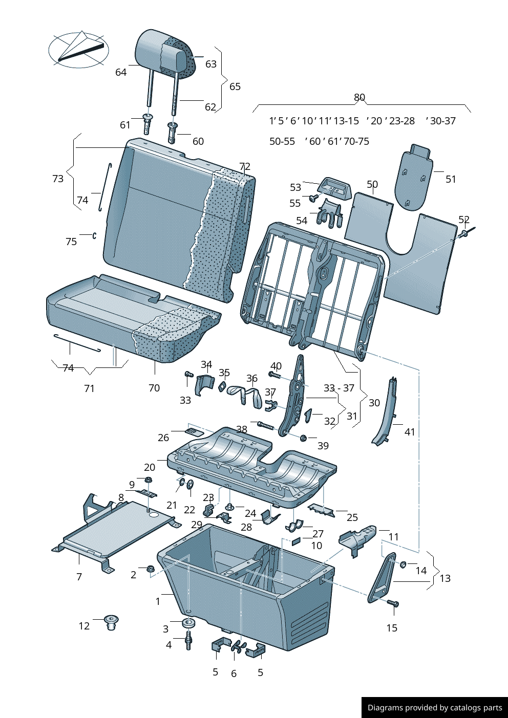 Car part diagram