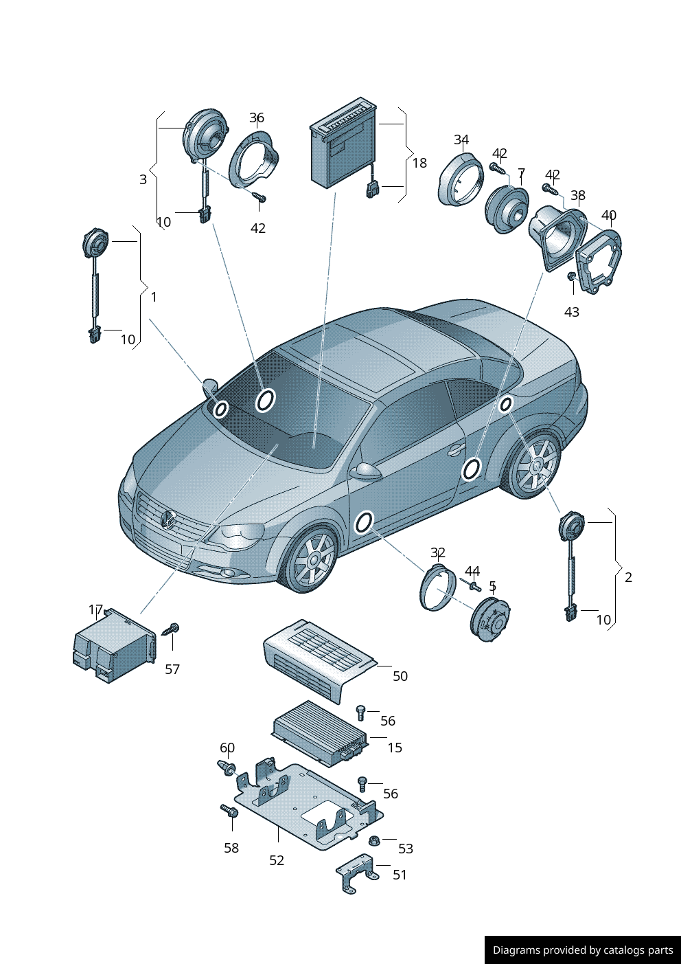 Car part diagram
