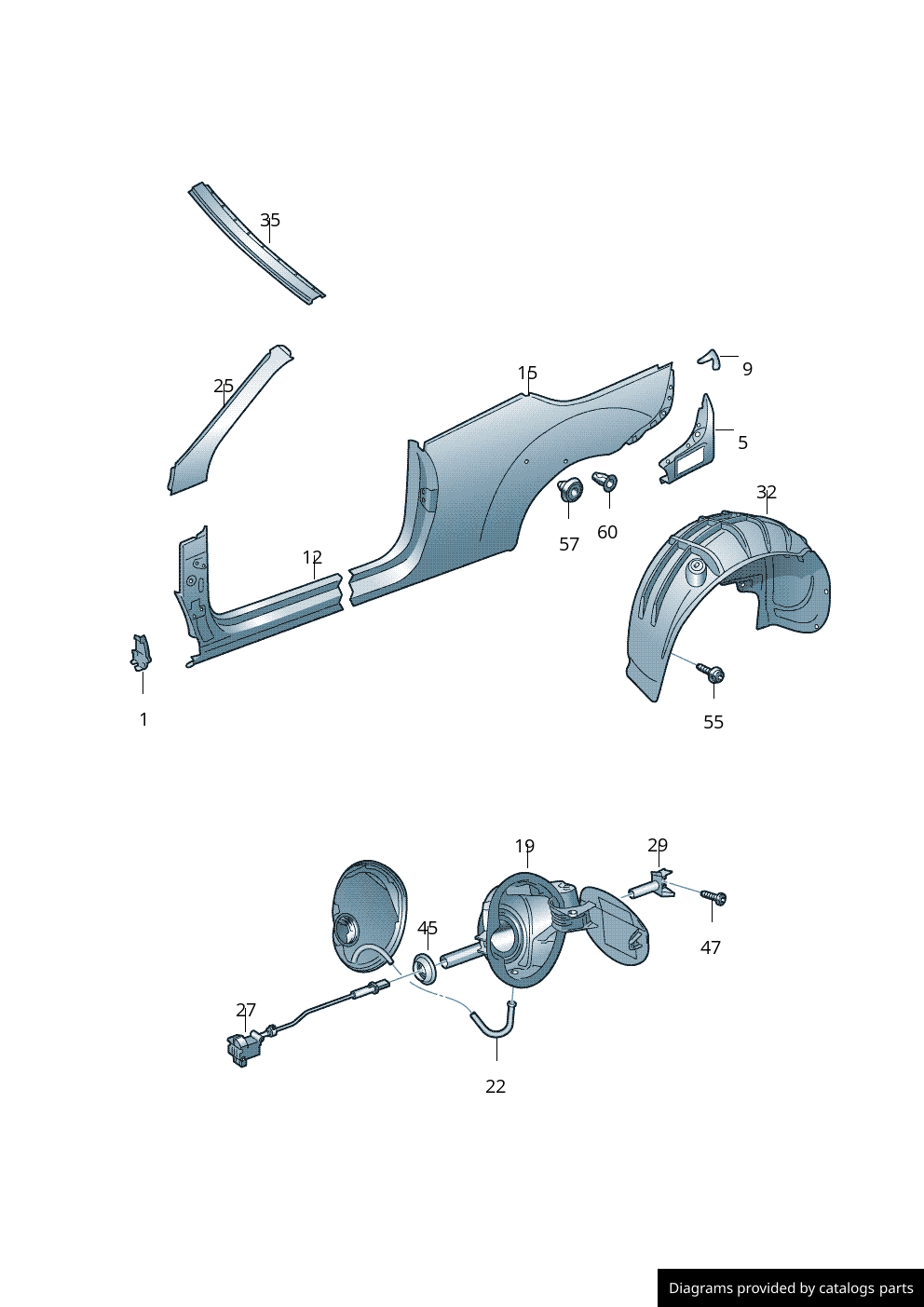 Car part diagram