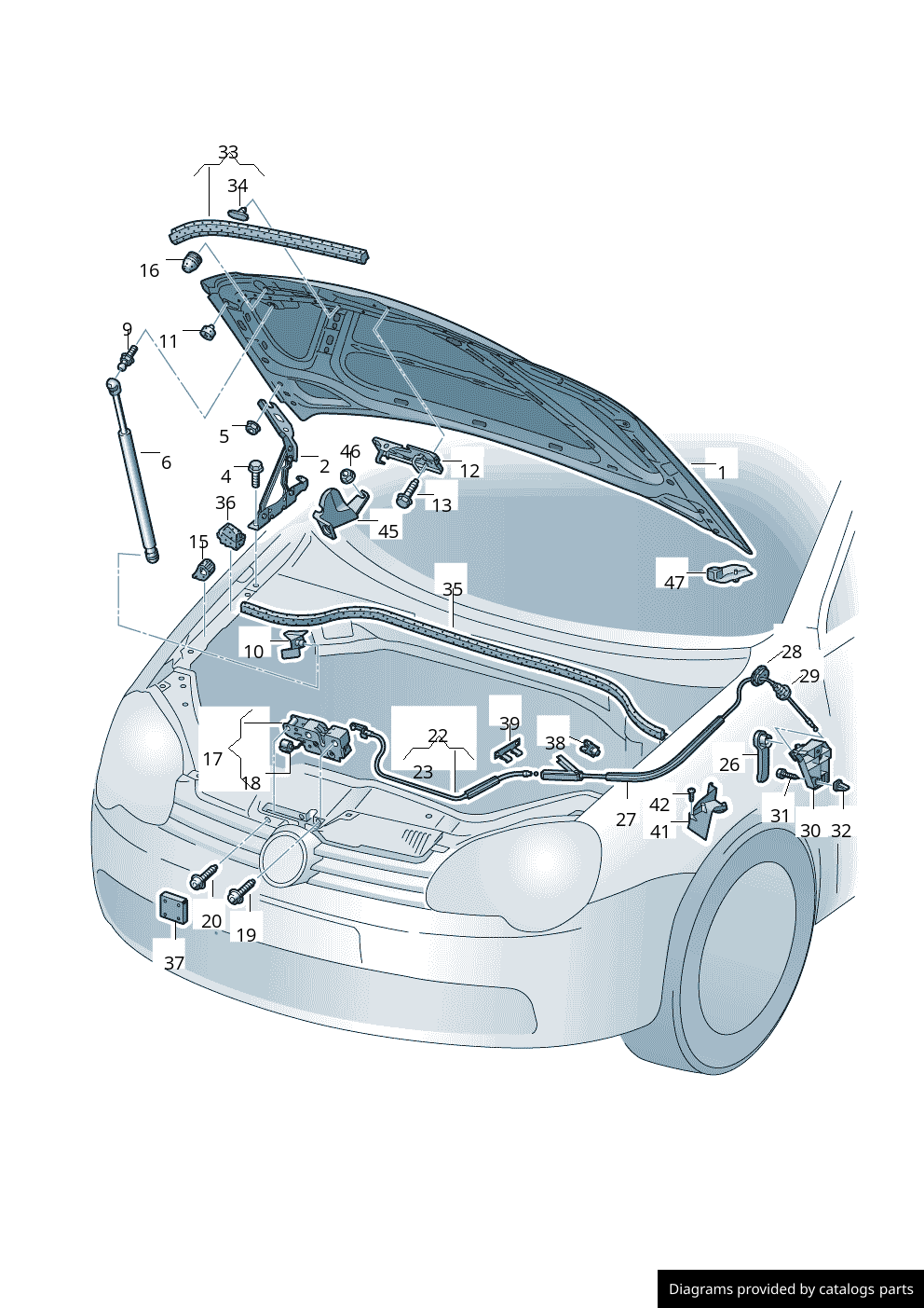 Car part diagram