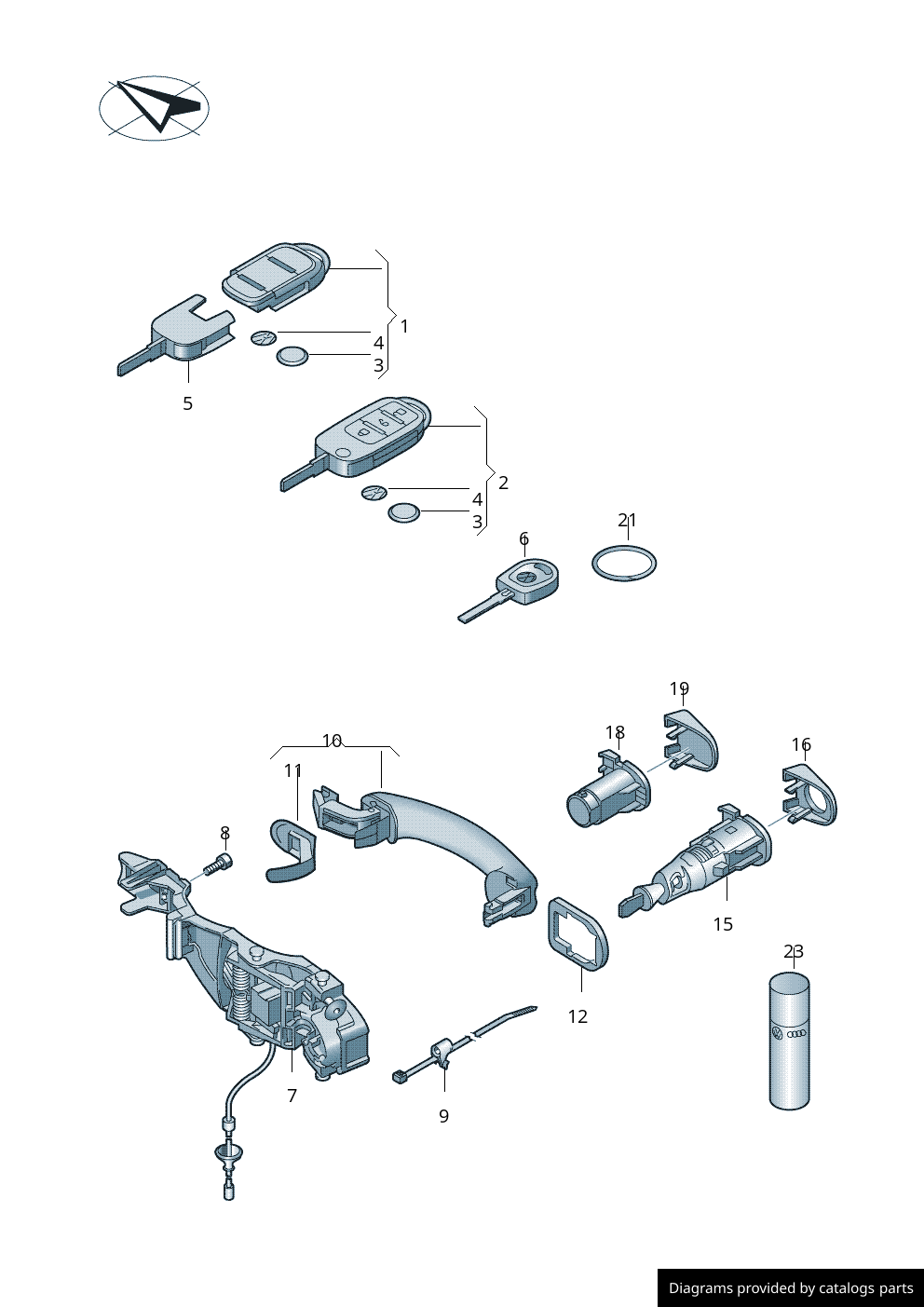 Car part diagram