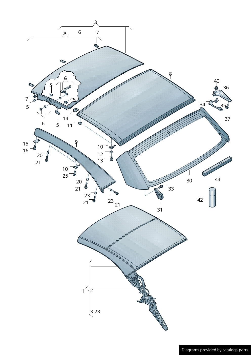 Car part diagram