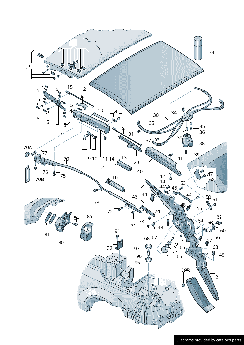 Car part diagram