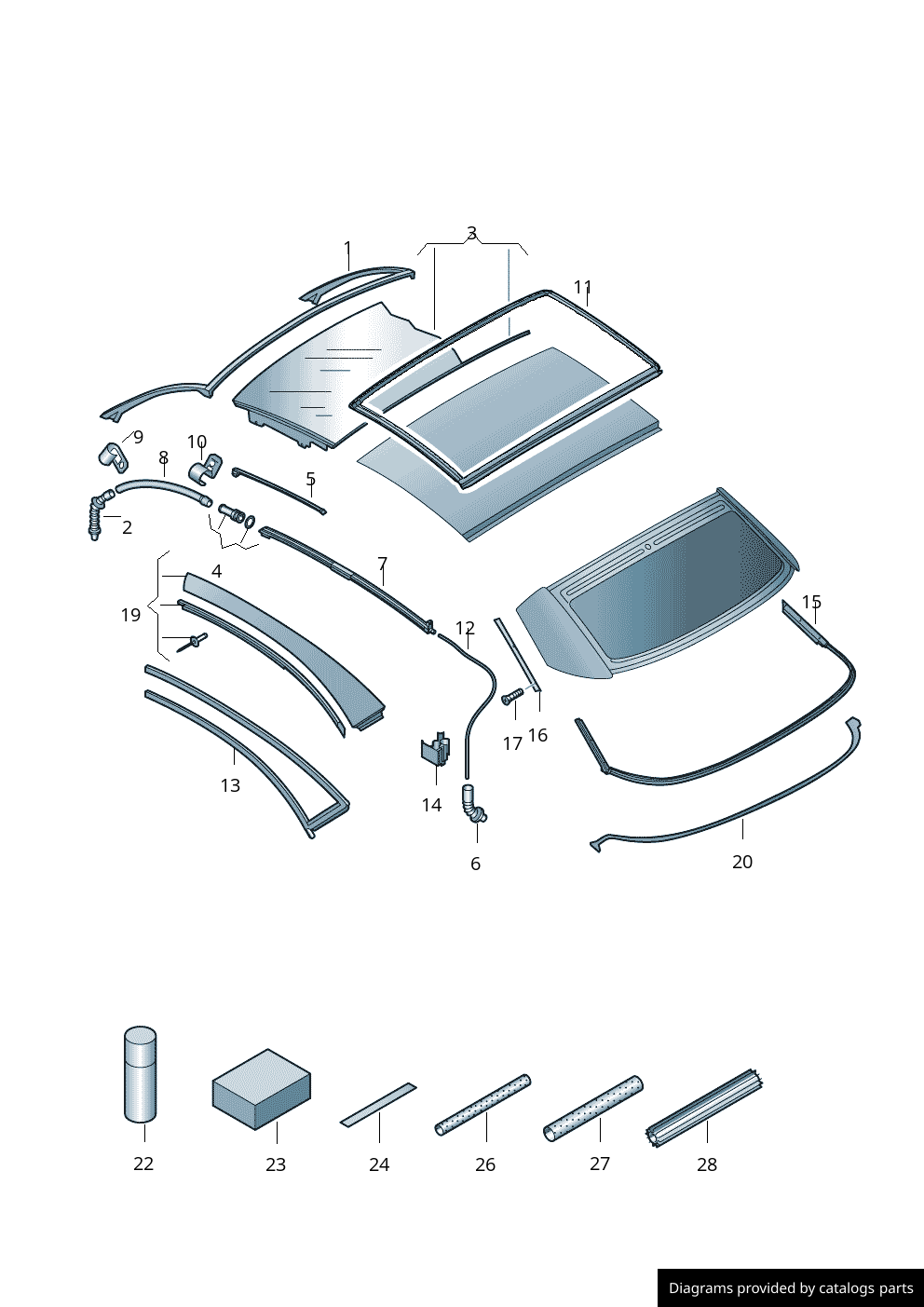 Car part diagram