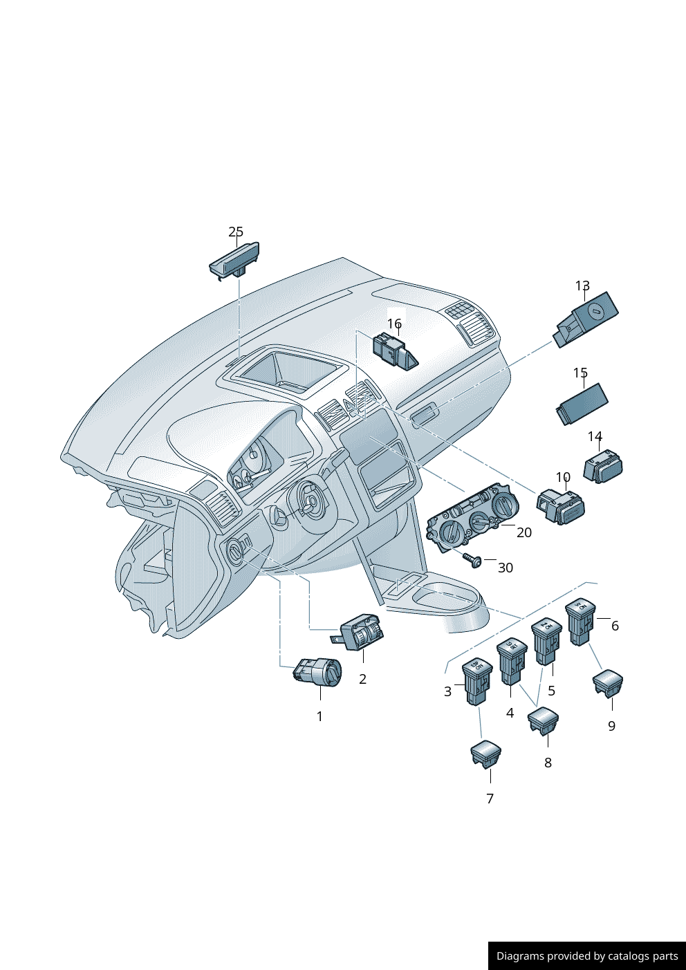 Car part diagram