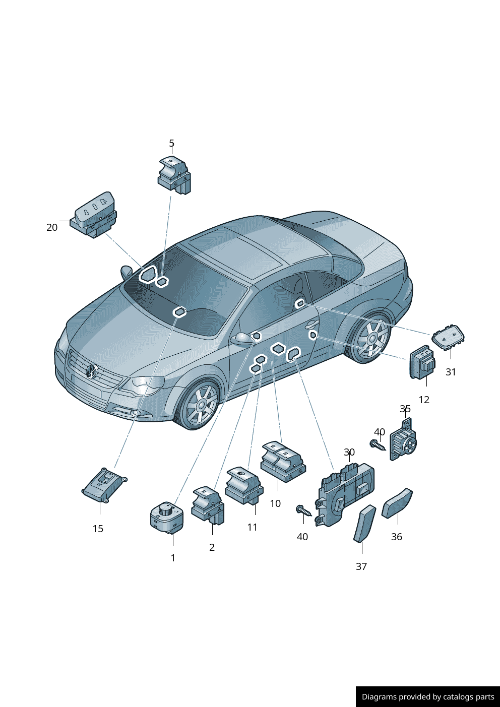 Car part diagram