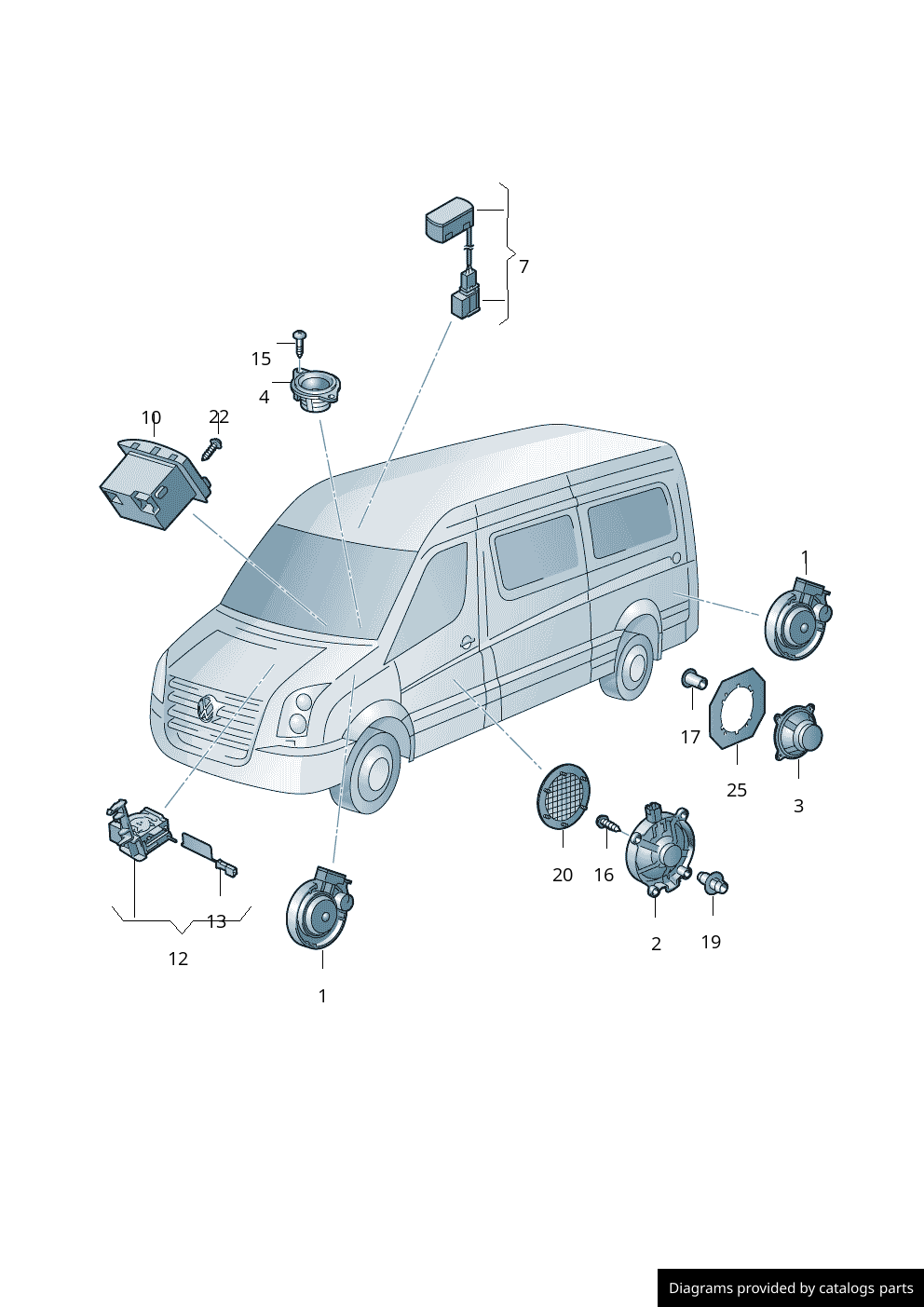 Car part diagram