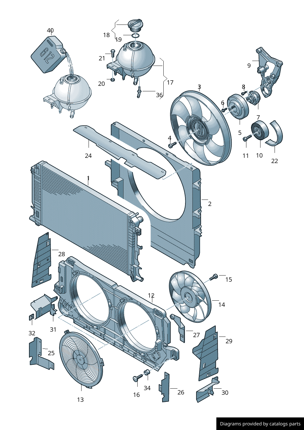 Car part diagram