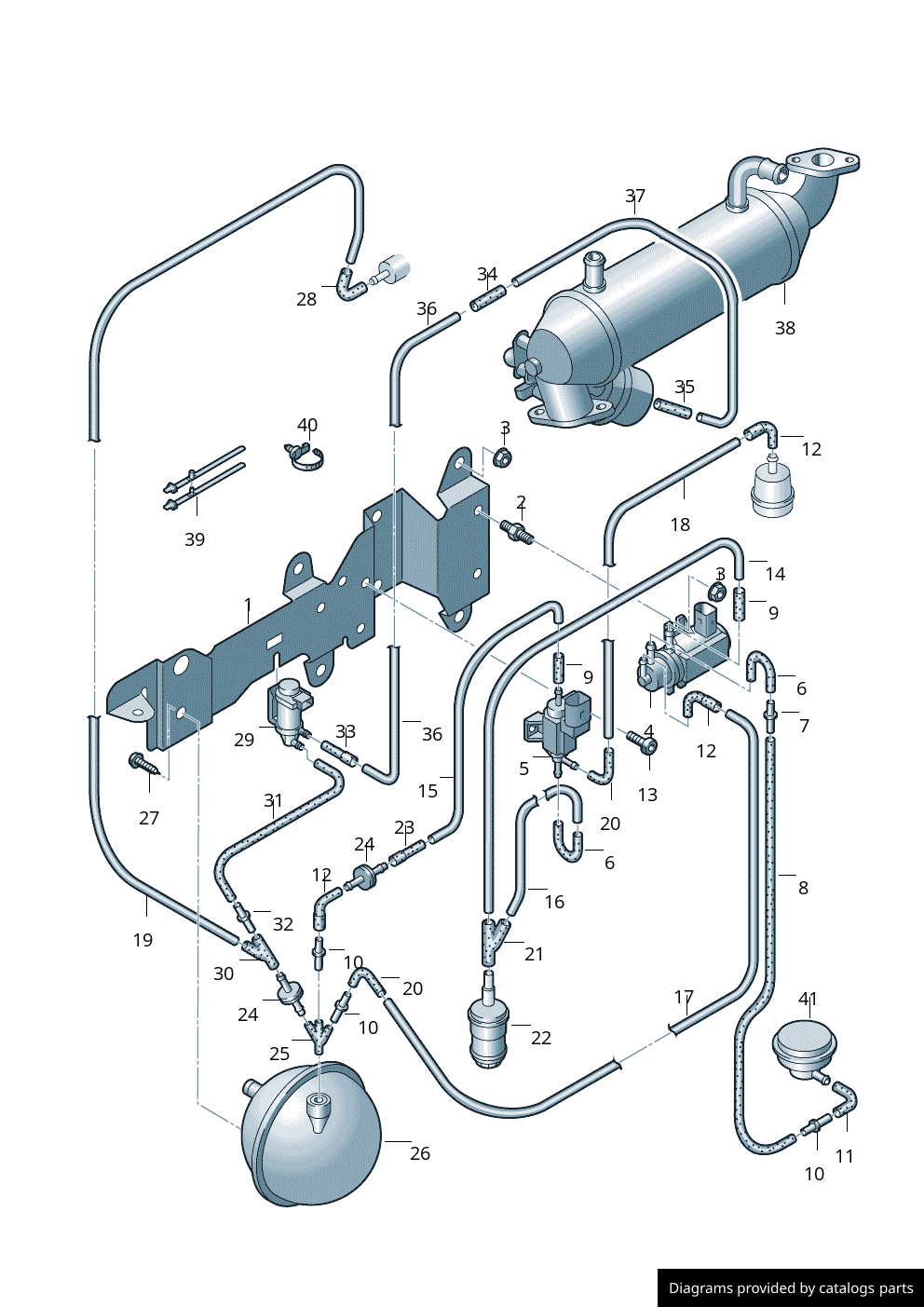 Car part diagram