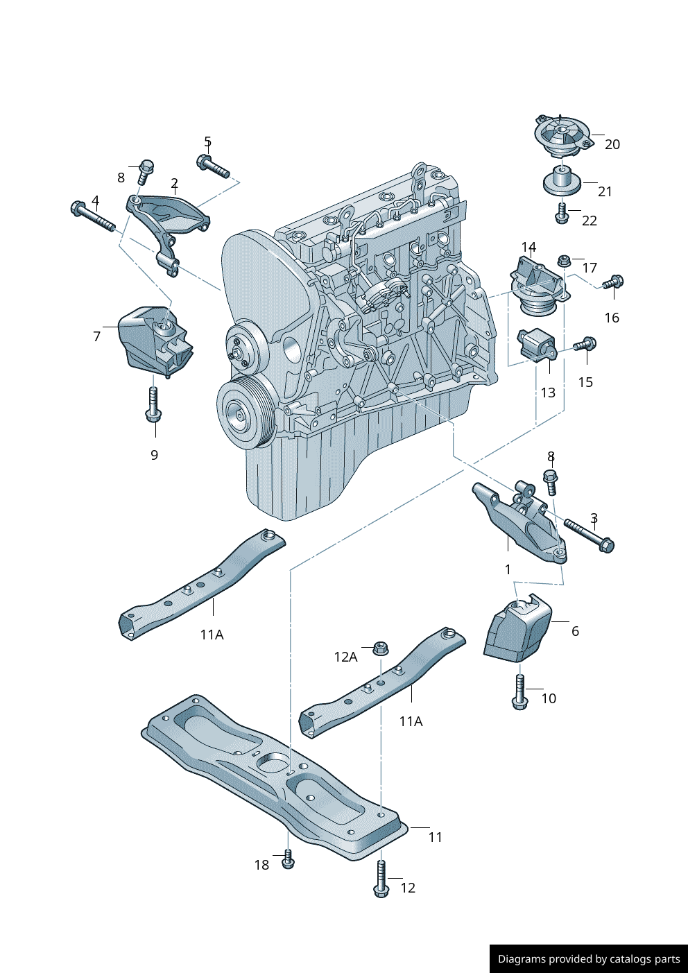 Car part diagram