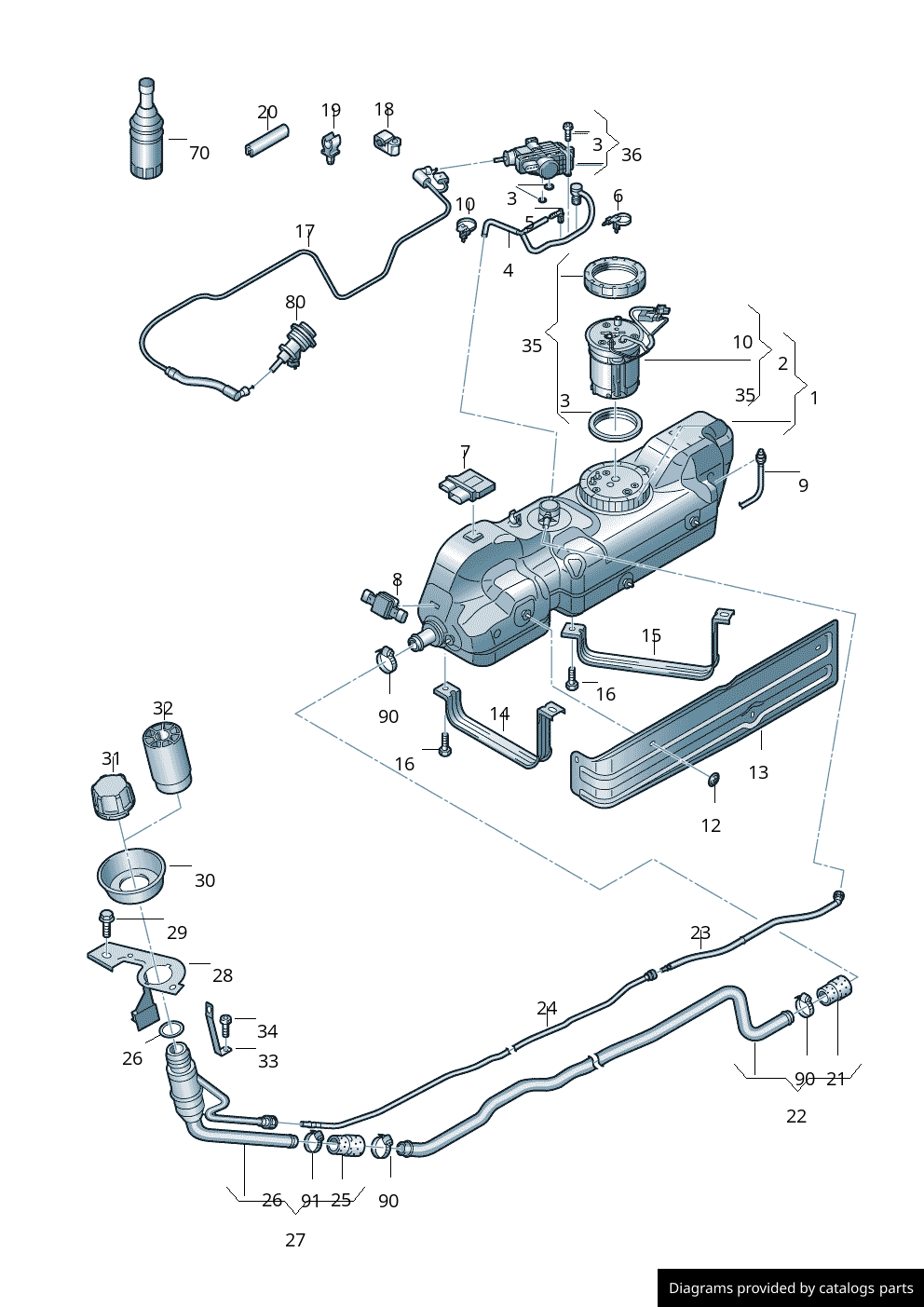 Car part diagram