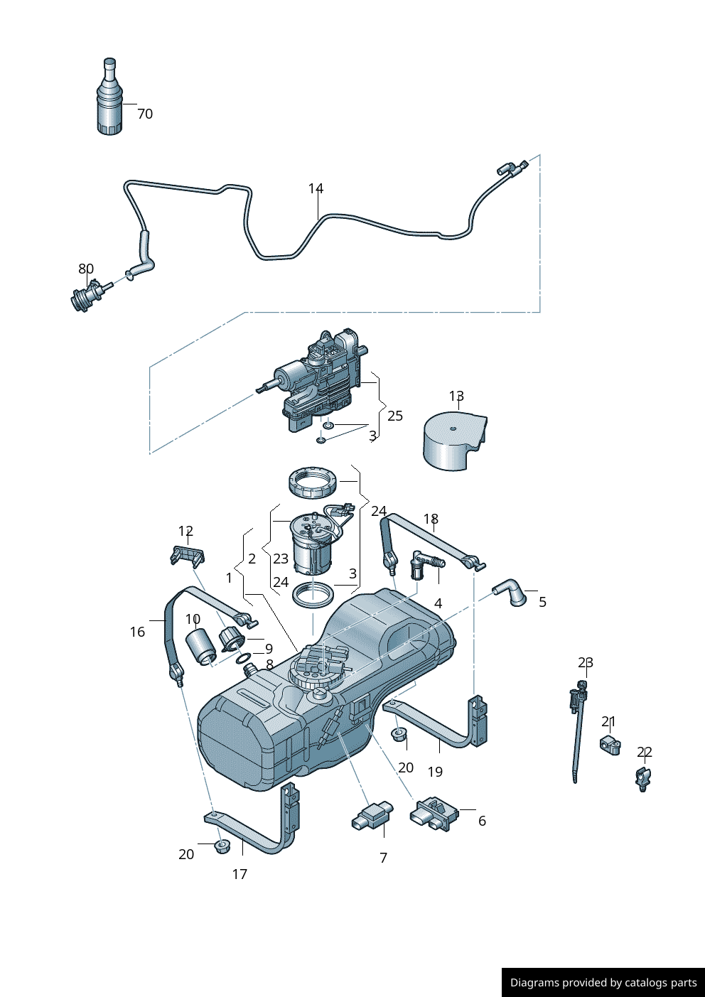 Car part diagram