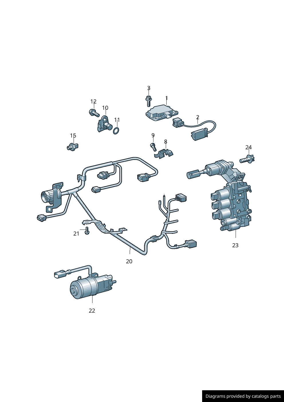 Car part diagram