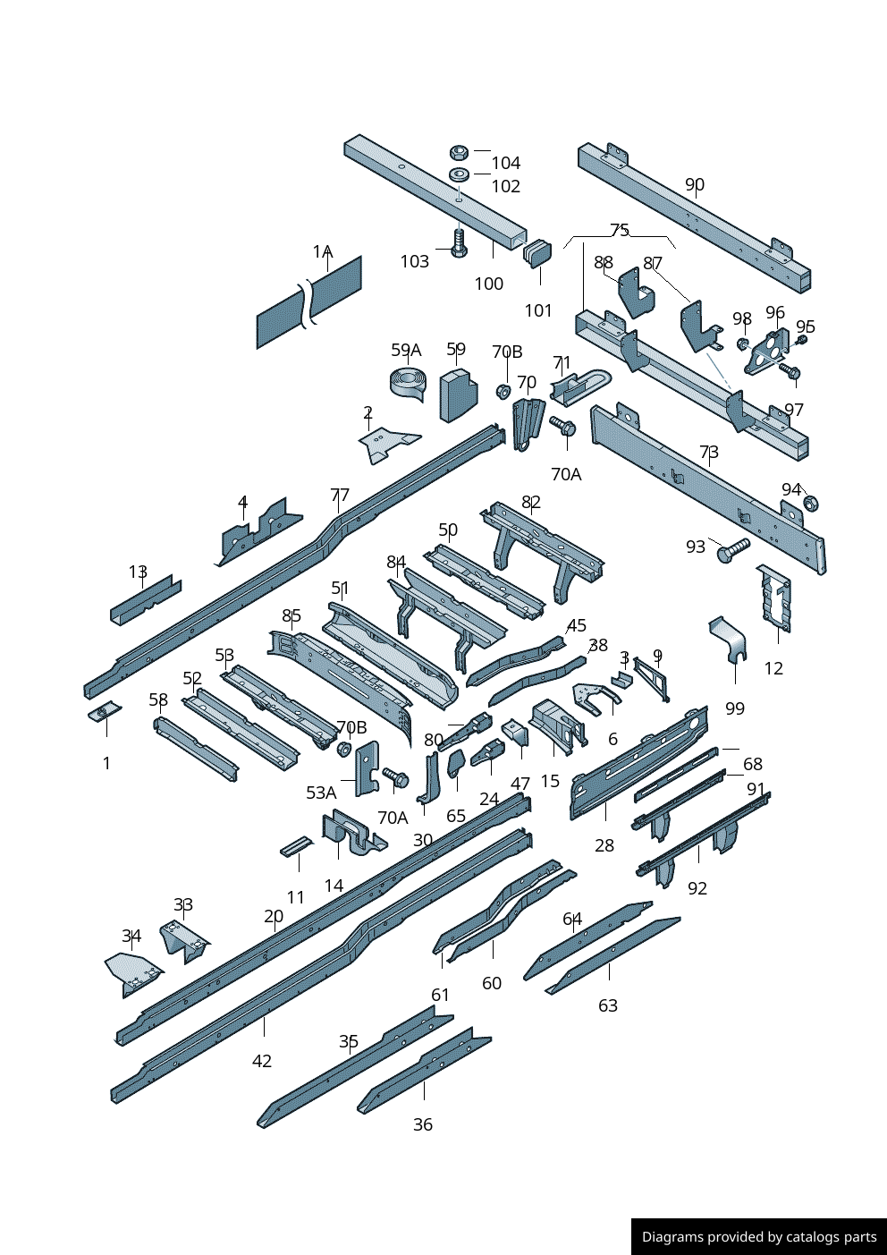 Car part diagram