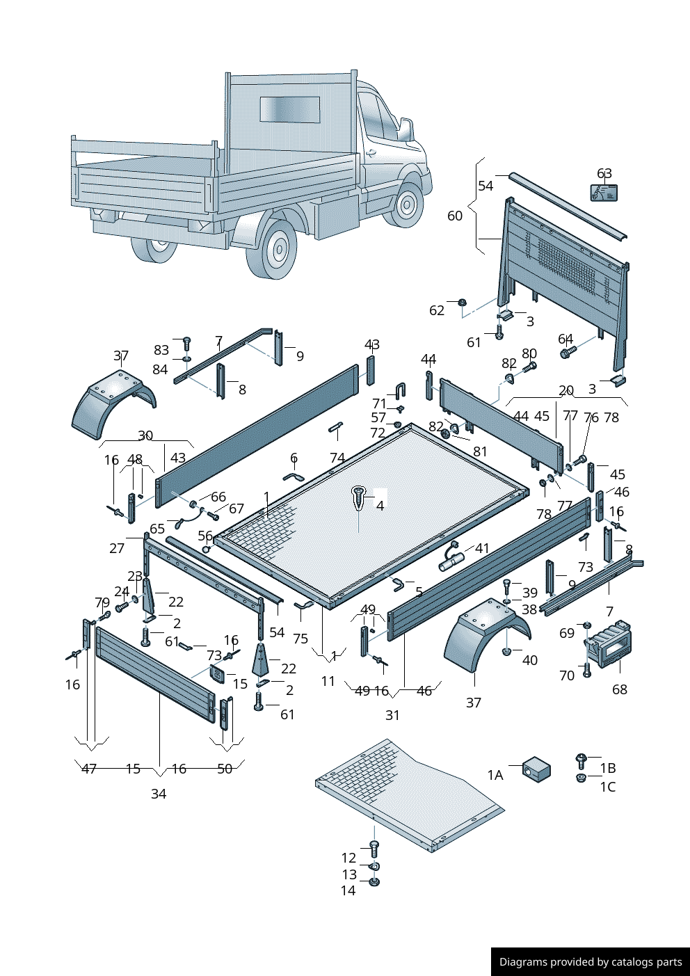 Car part diagram