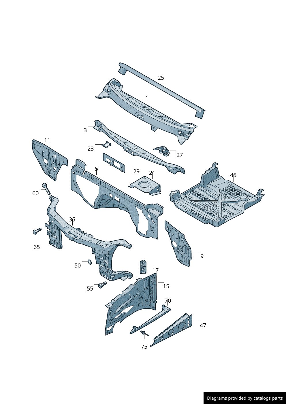 Car part diagram