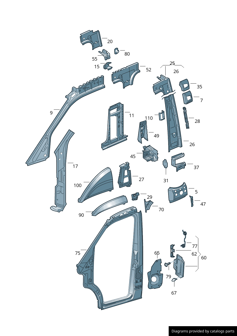 Car part diagram