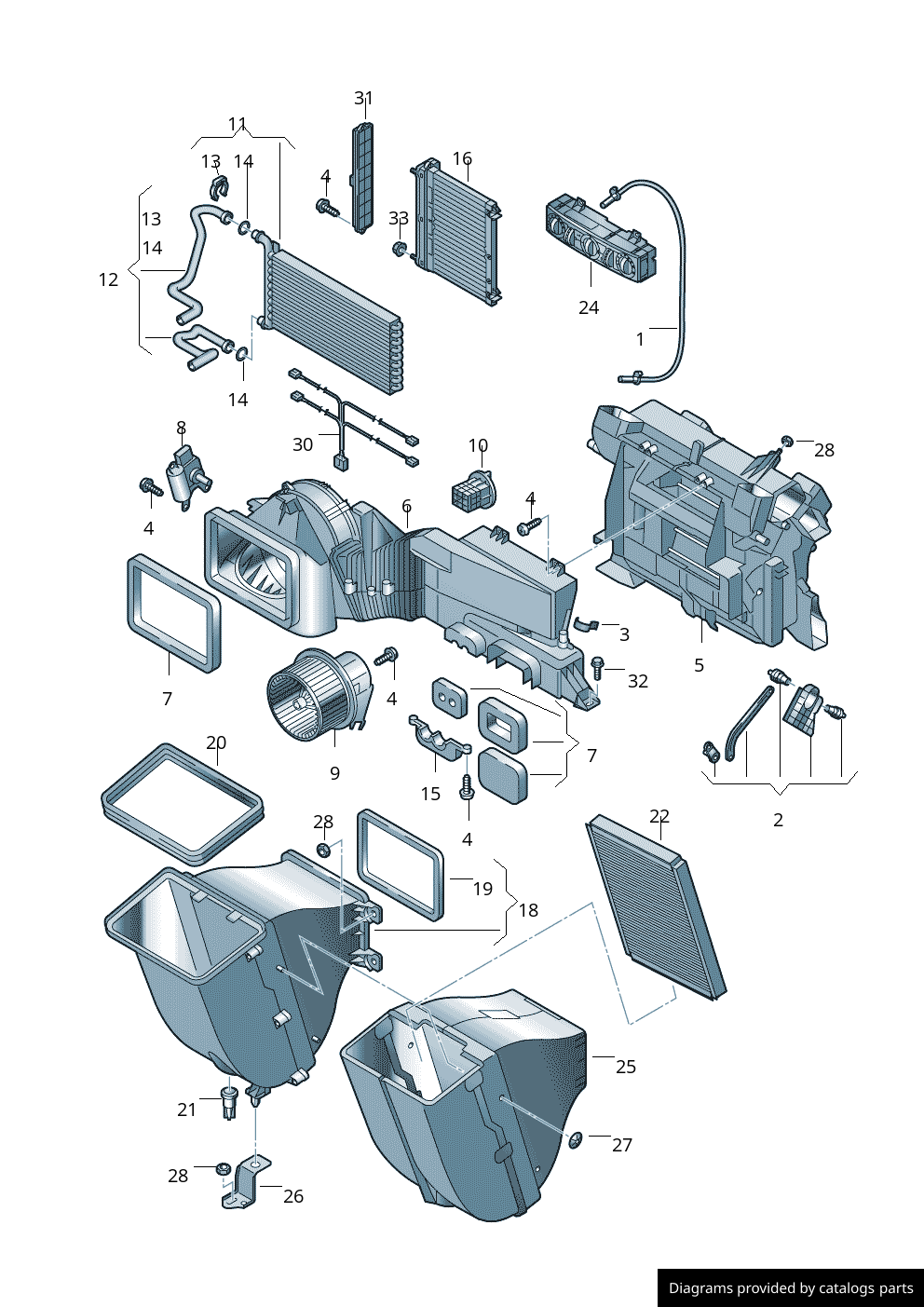 Car part diagram