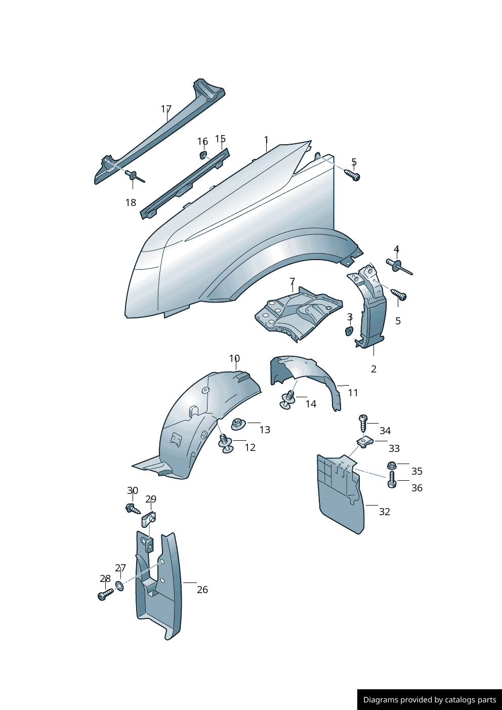 Car part diagram