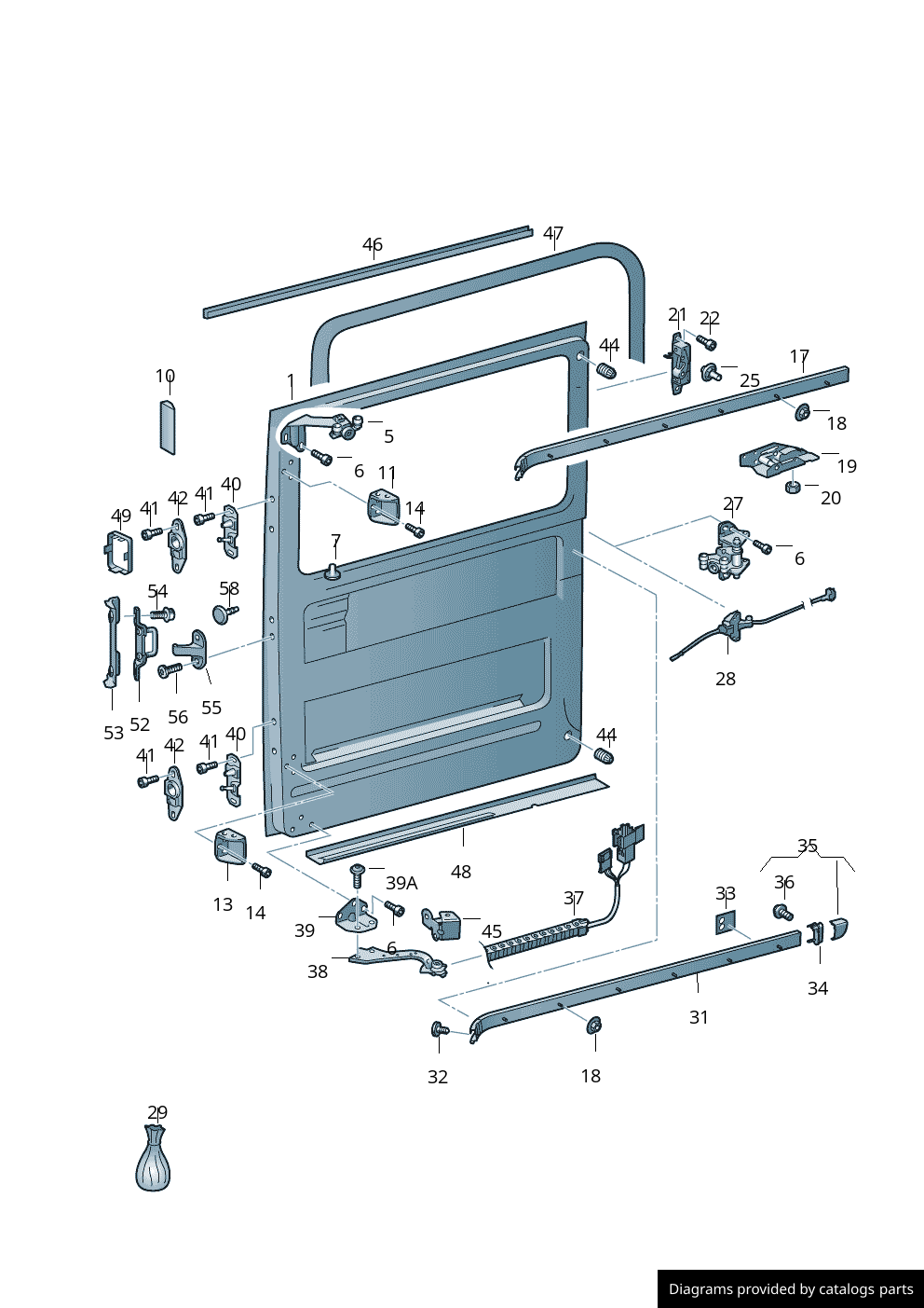 Car part diagram