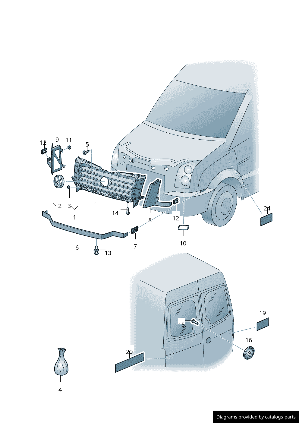 Car part diagram