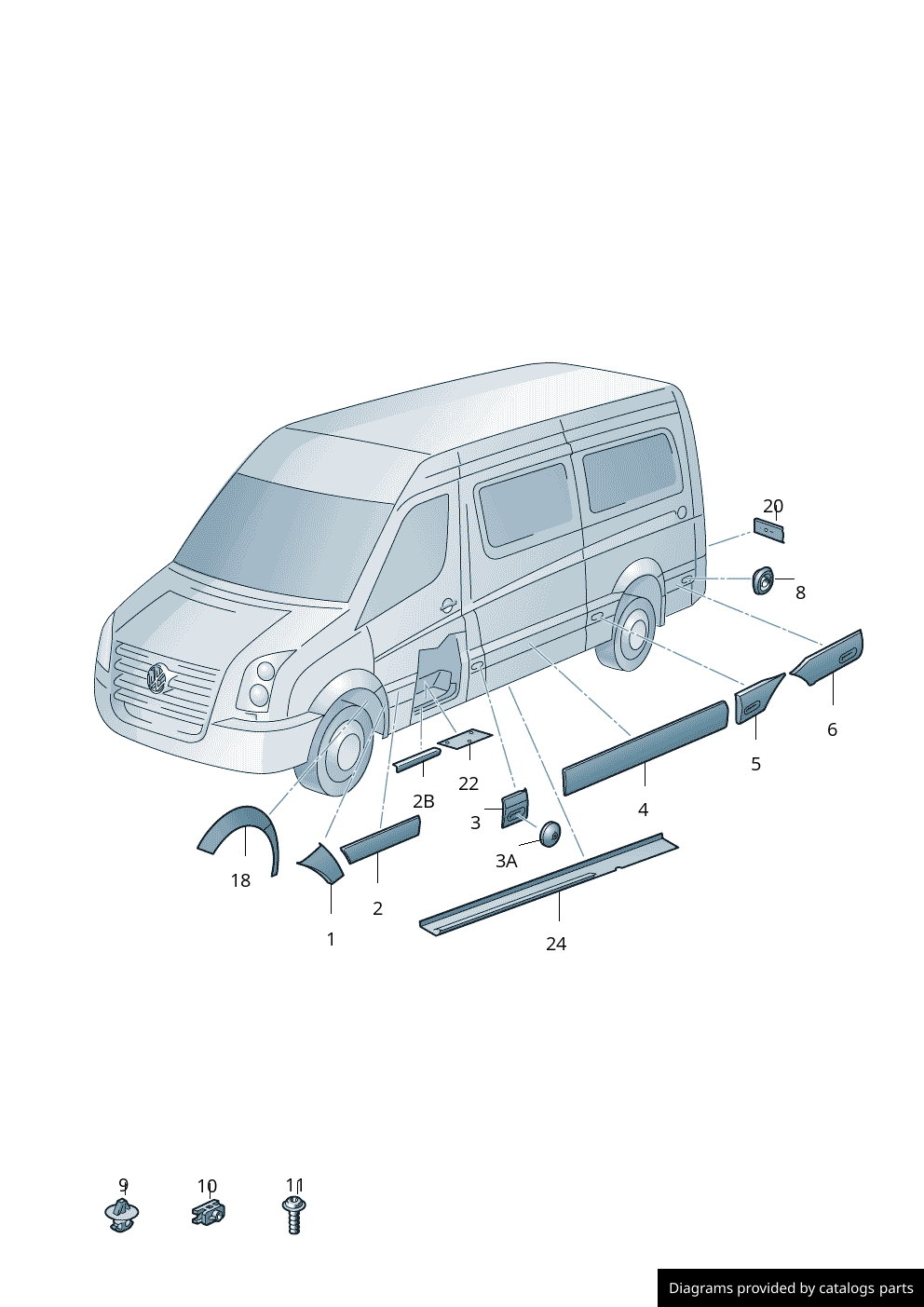 Car part diagram