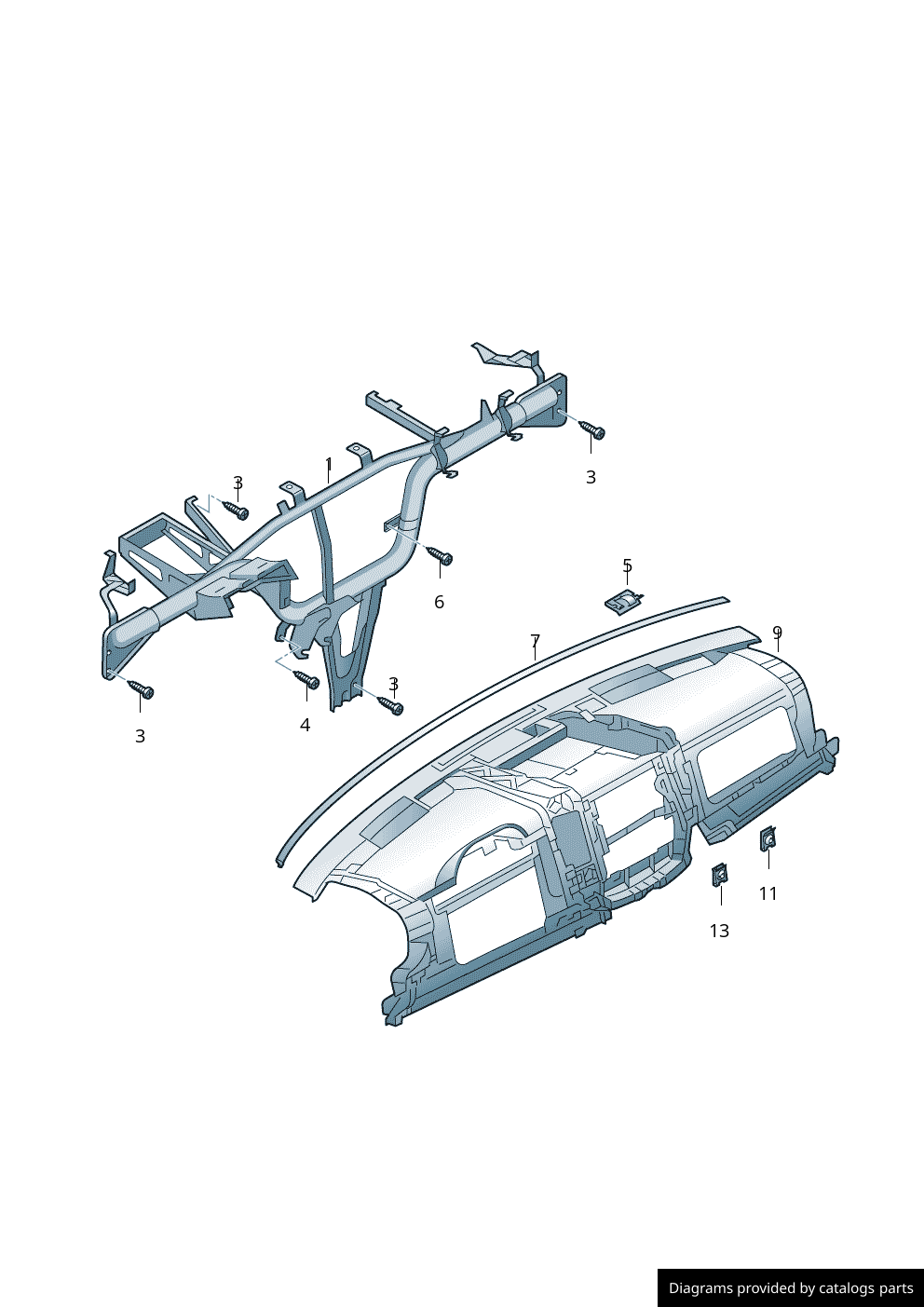 Car part diagram