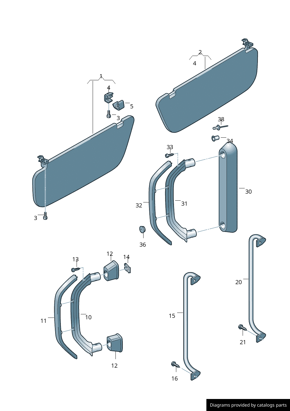 Car part diagram