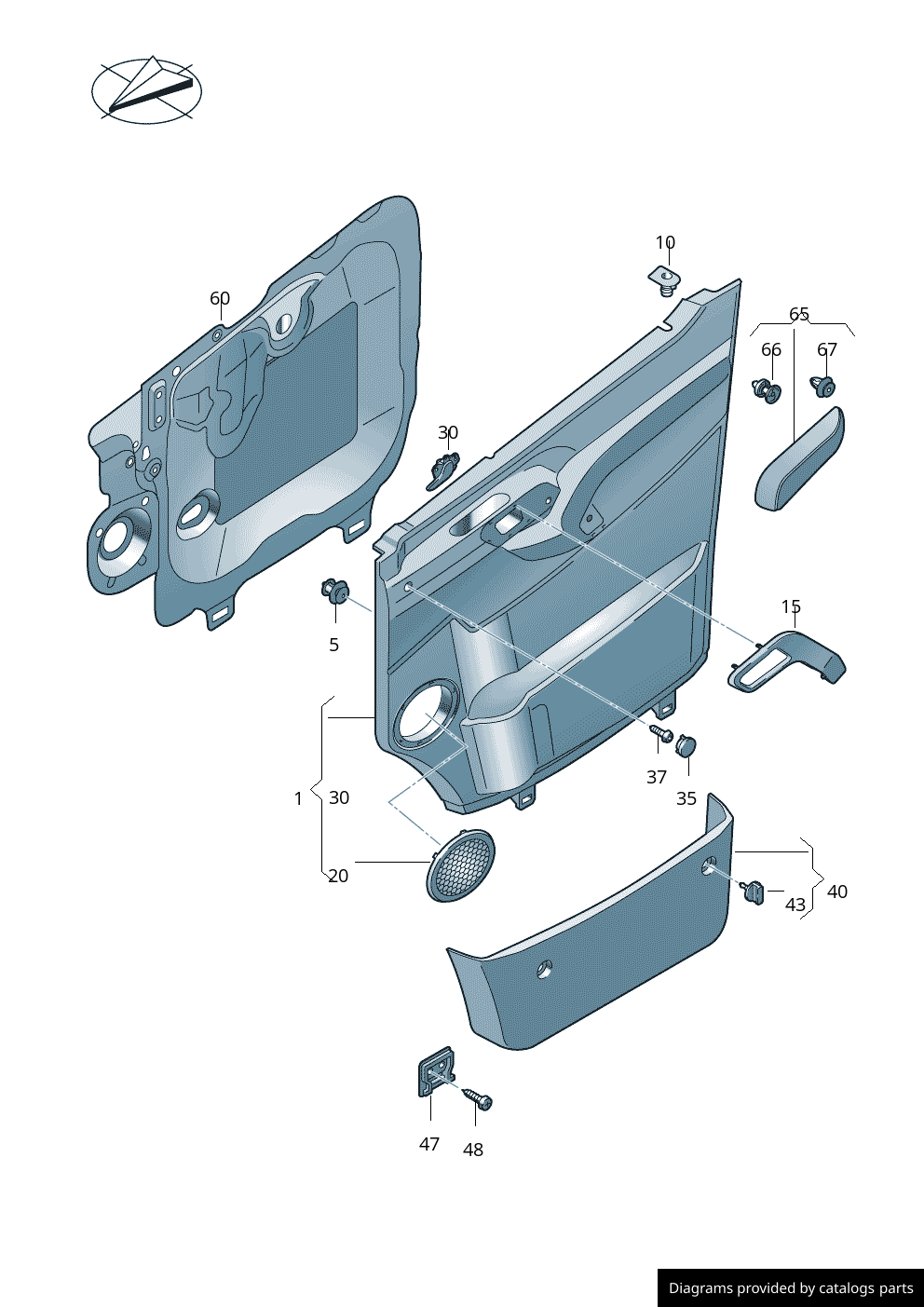 Car part diagram