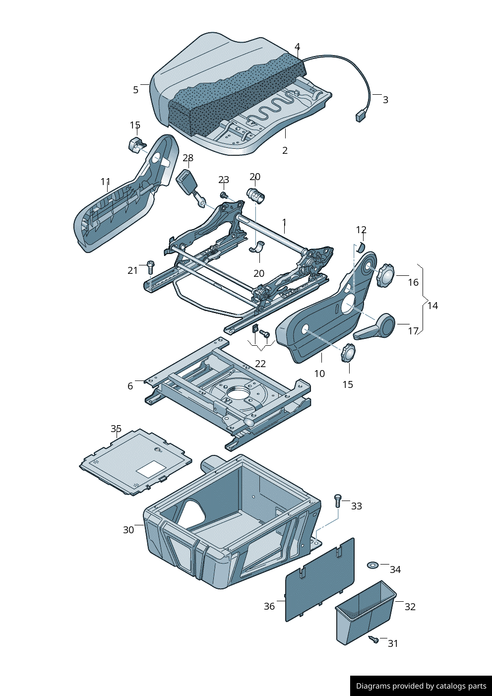 Car part diagram