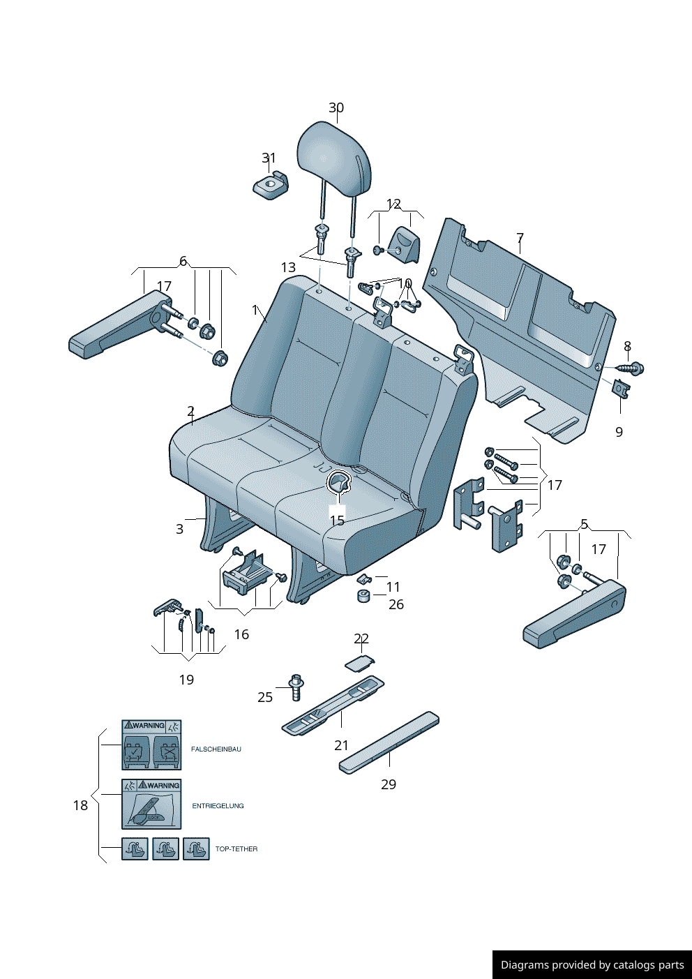 Car part diagram