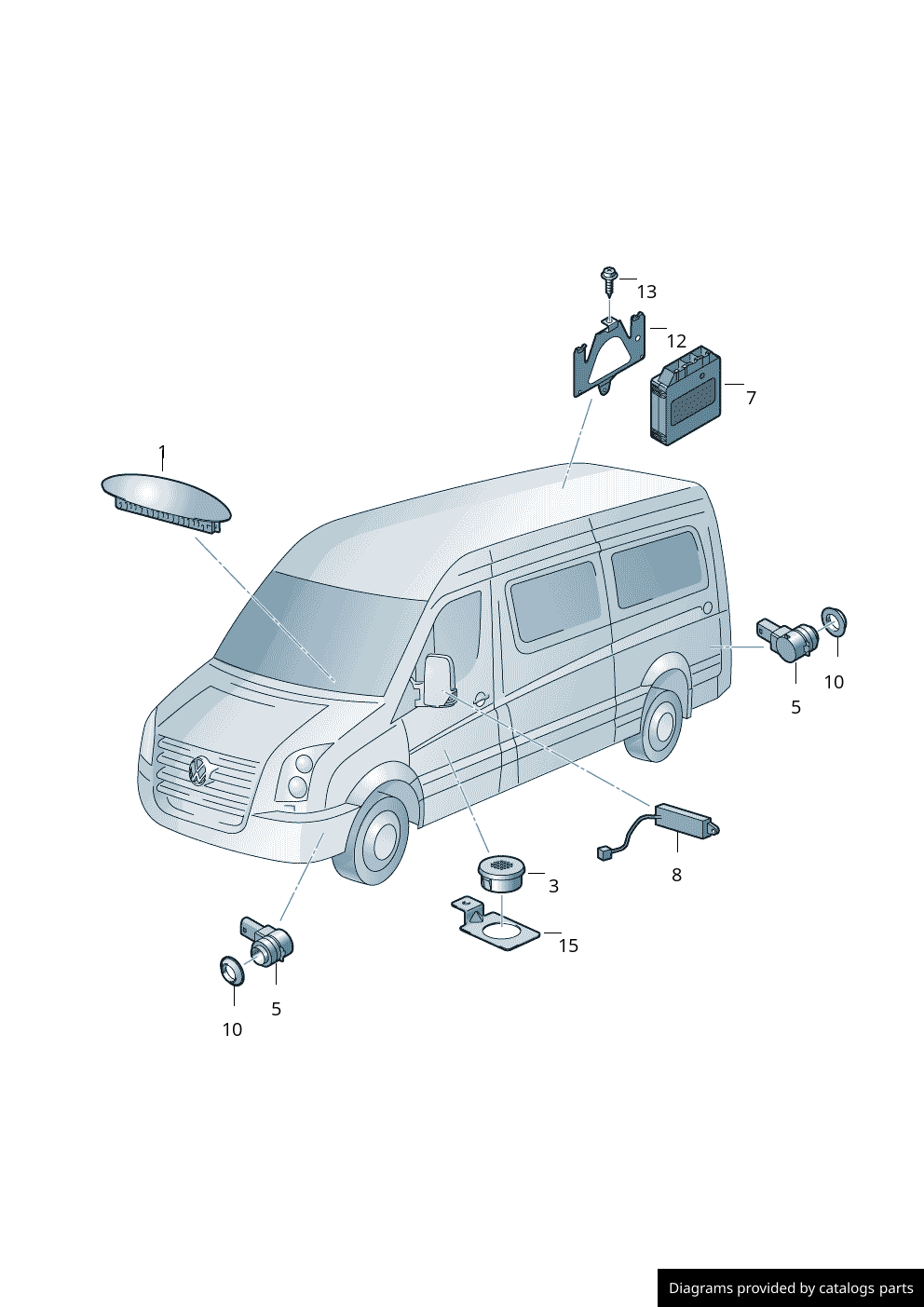 Car part diagram