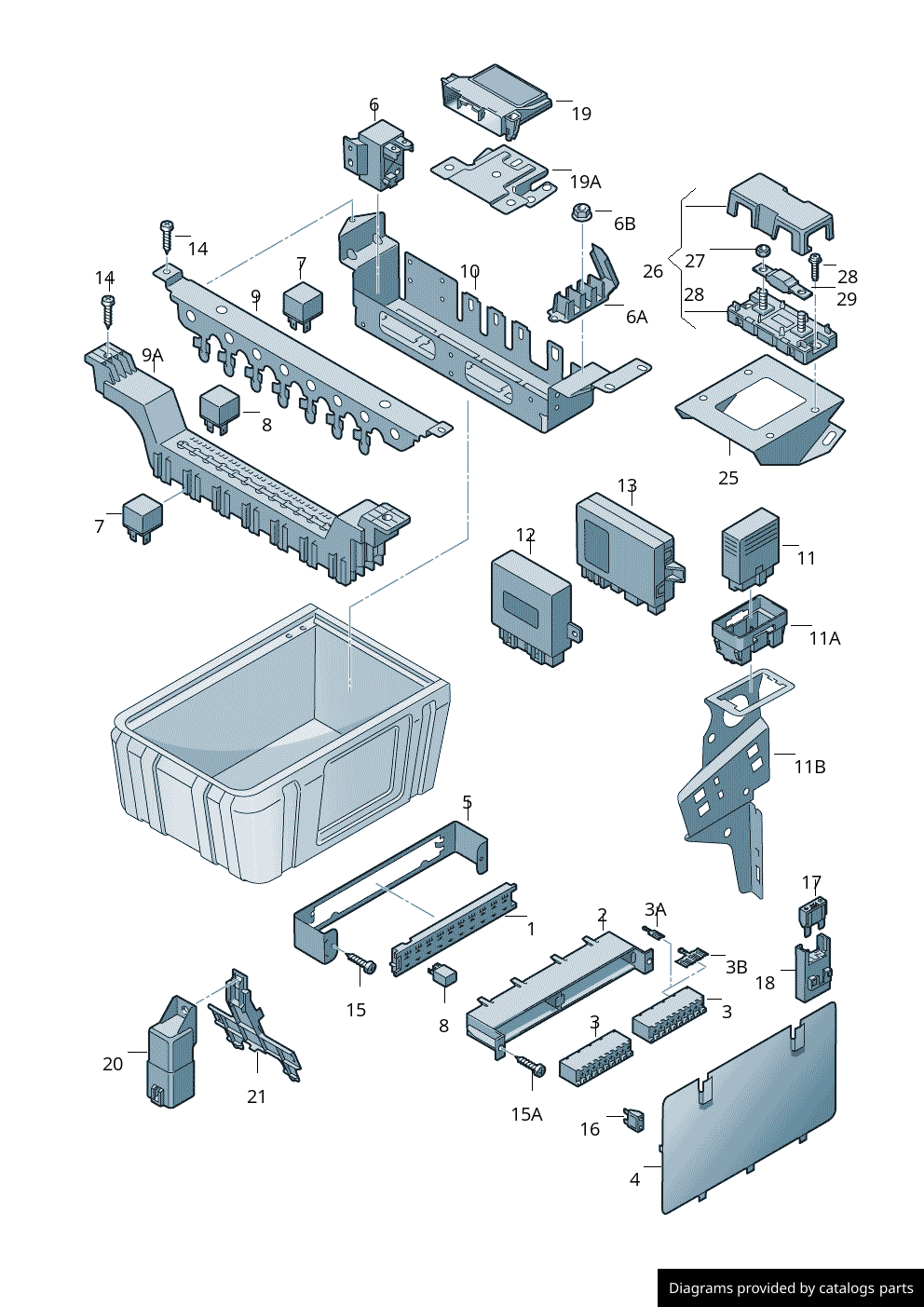 Car part diagram