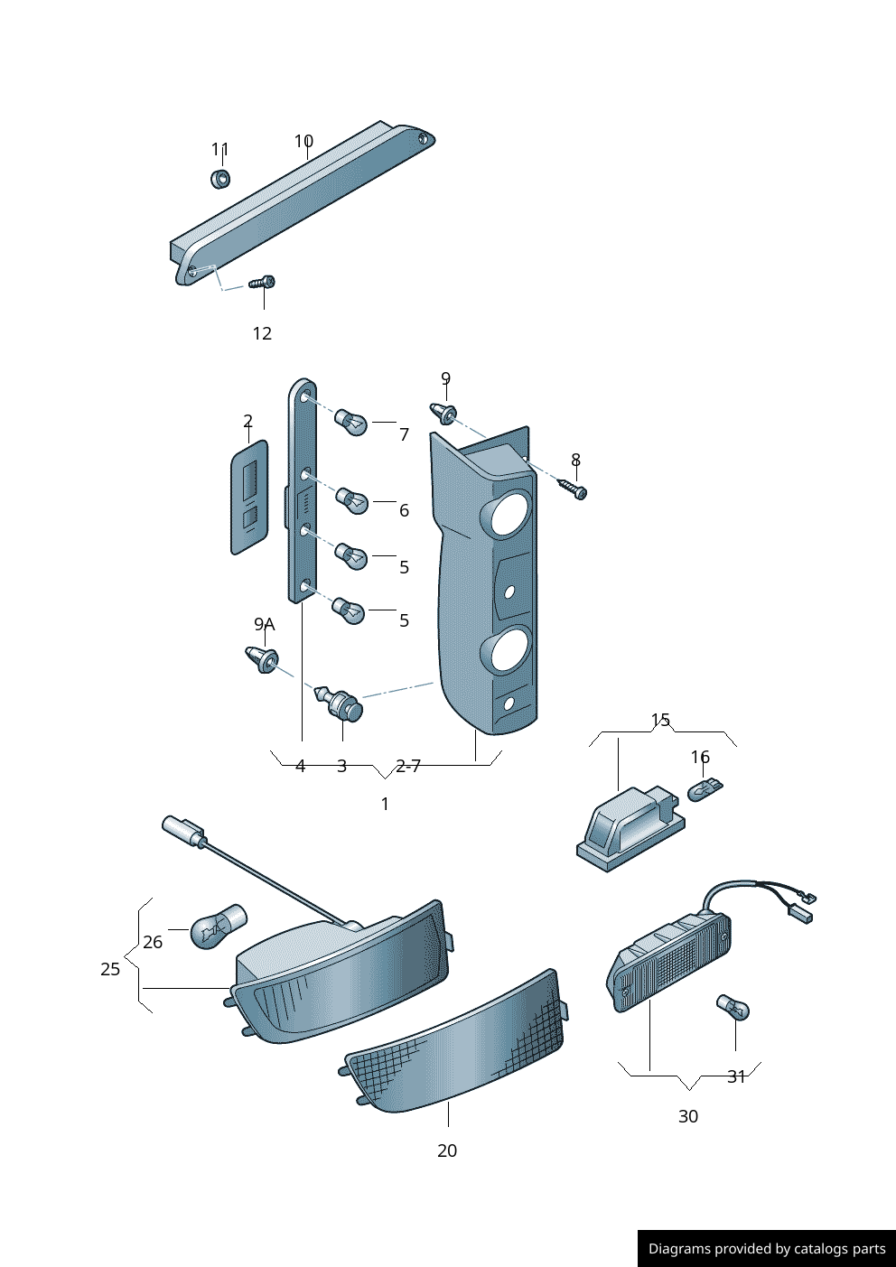 Car part diagram