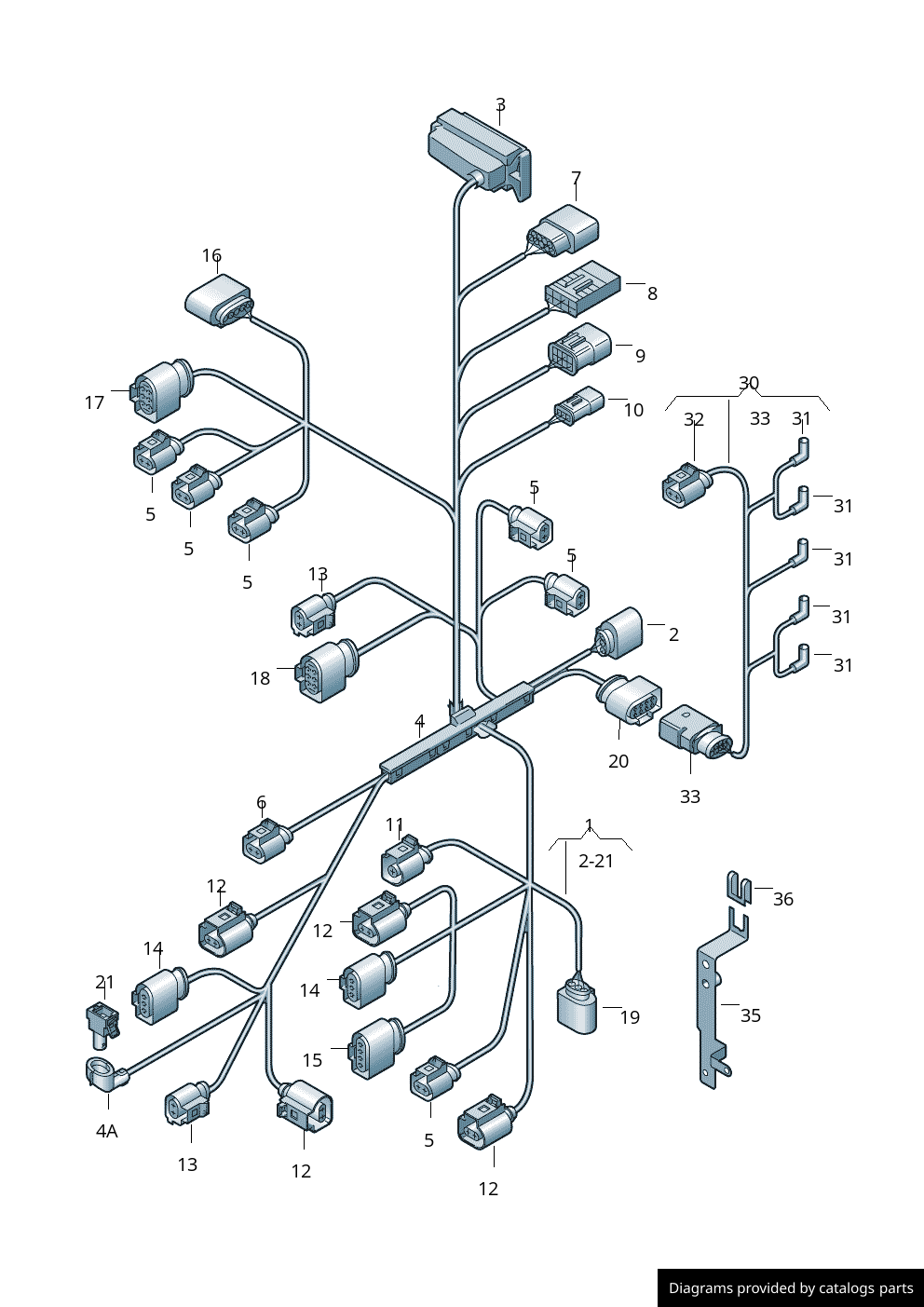 Car part diagram