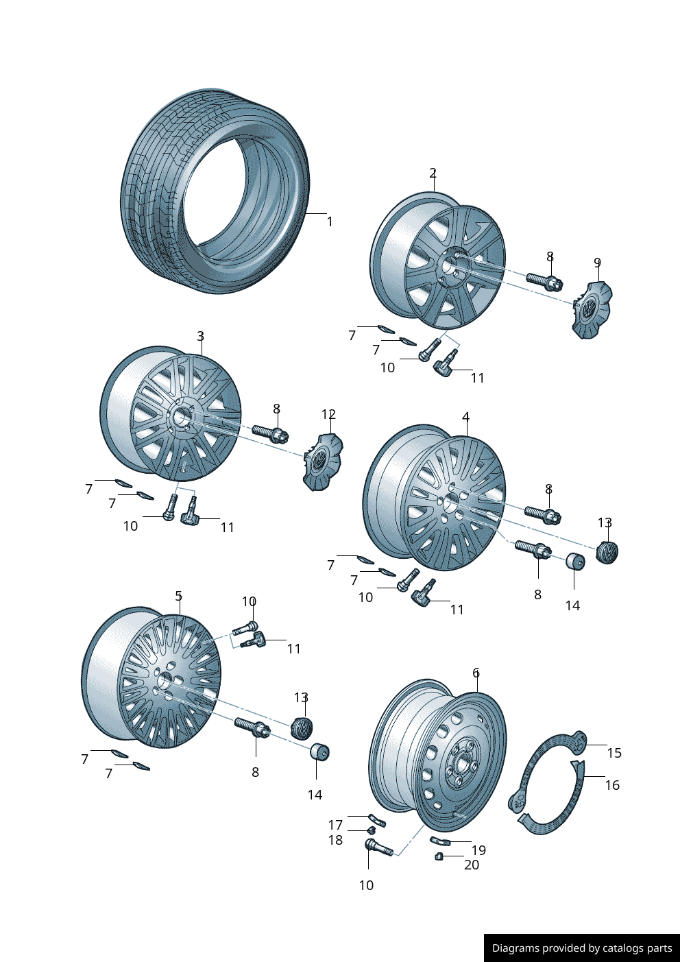 Car part diagram