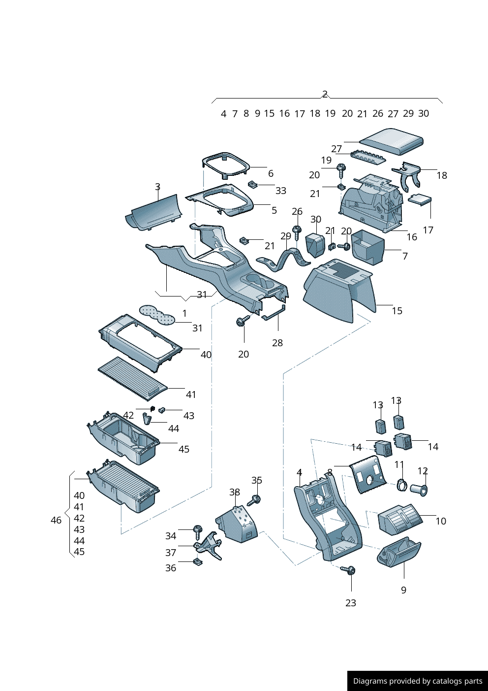 Car part diagram