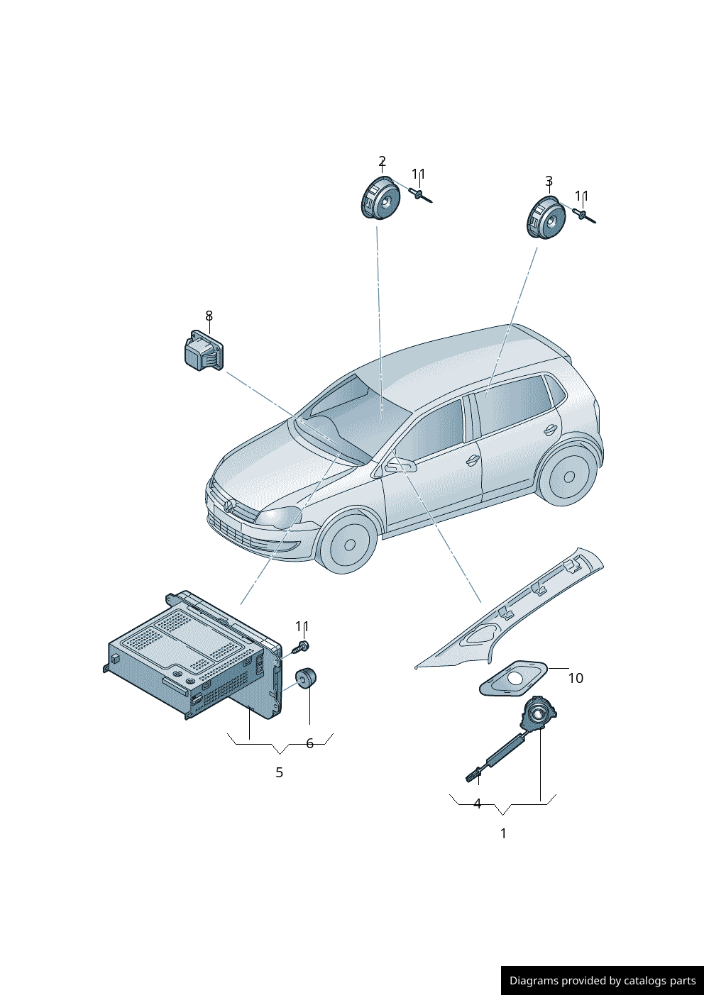 Car part diagram