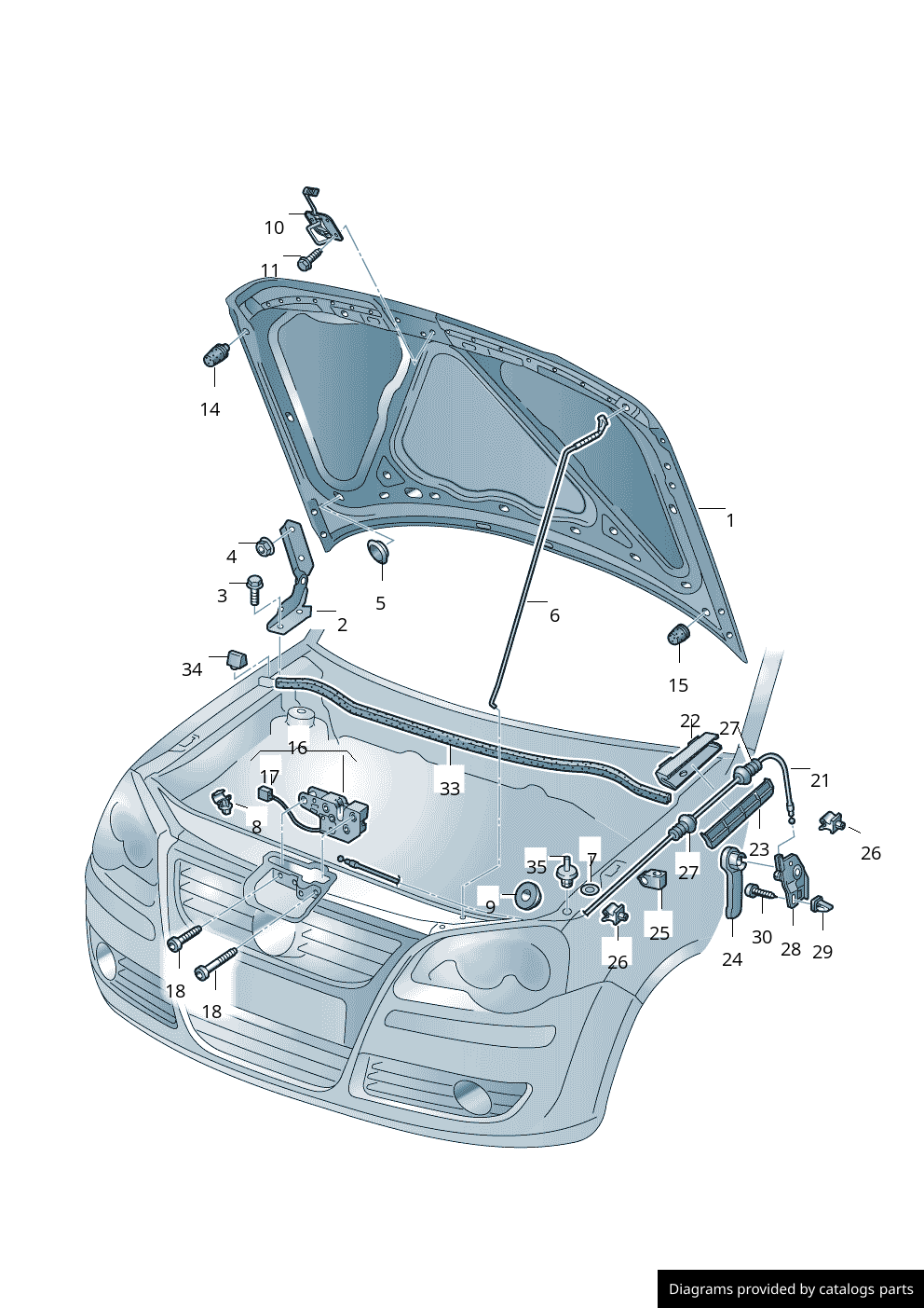 Car part diagram