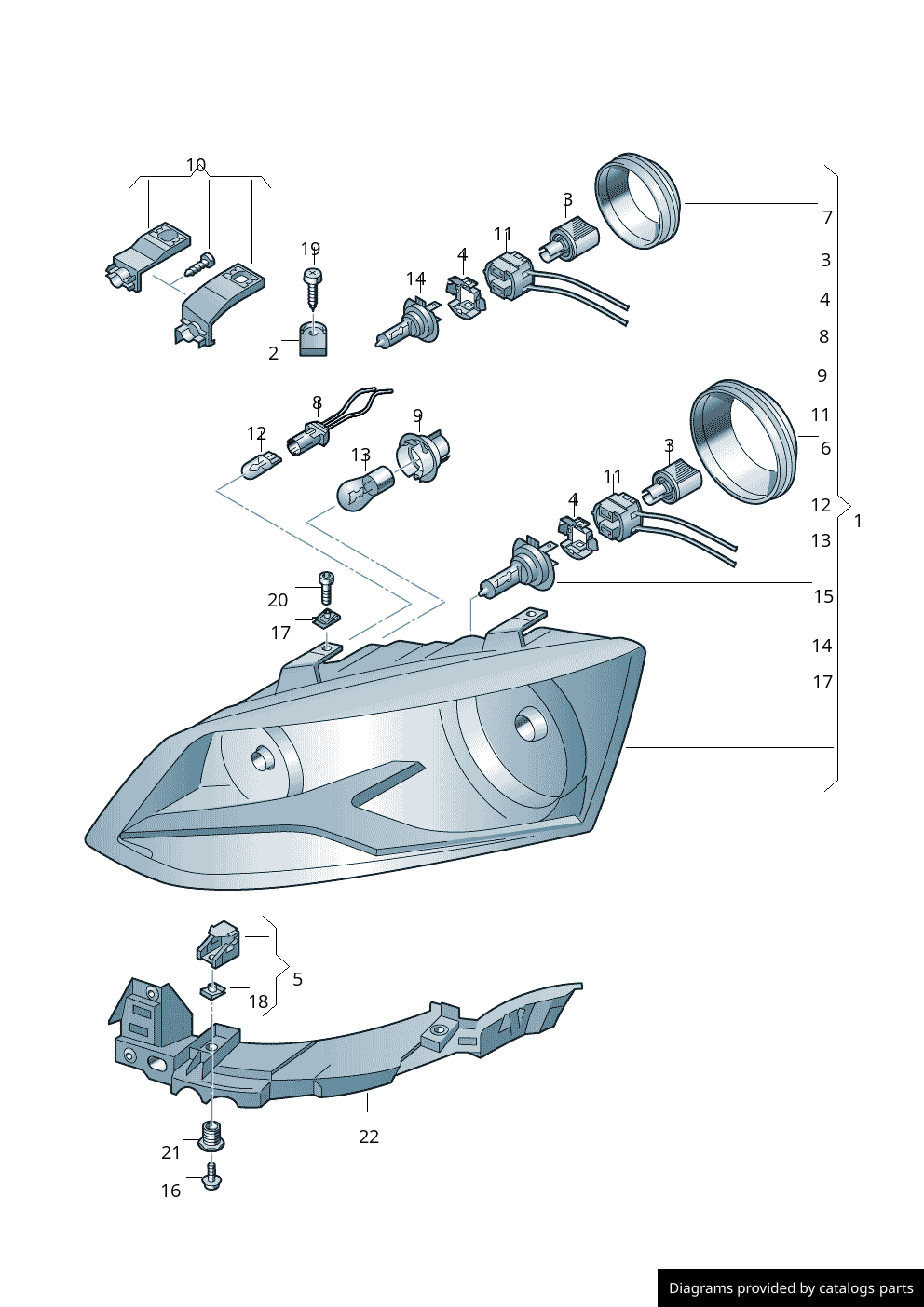 Car part diagram