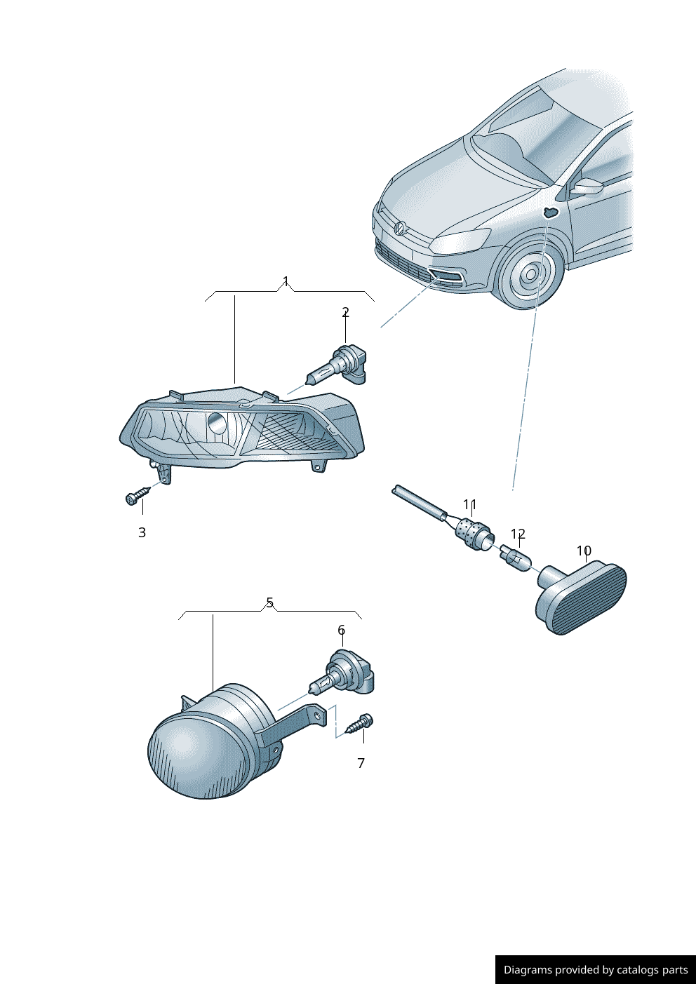 Car part diagram