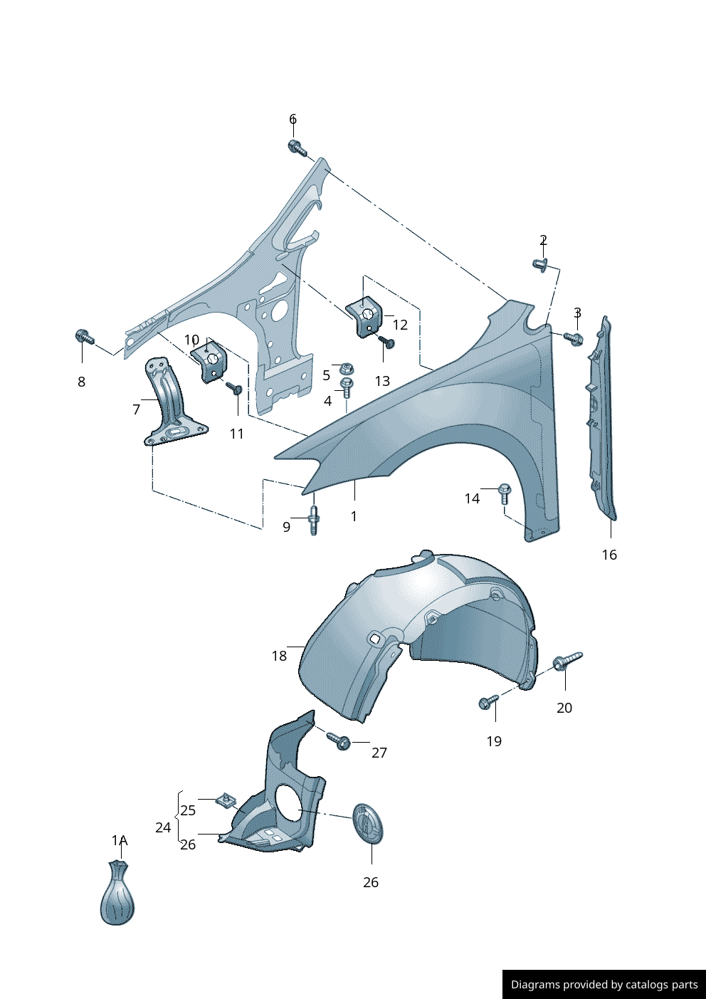 Car part diagram