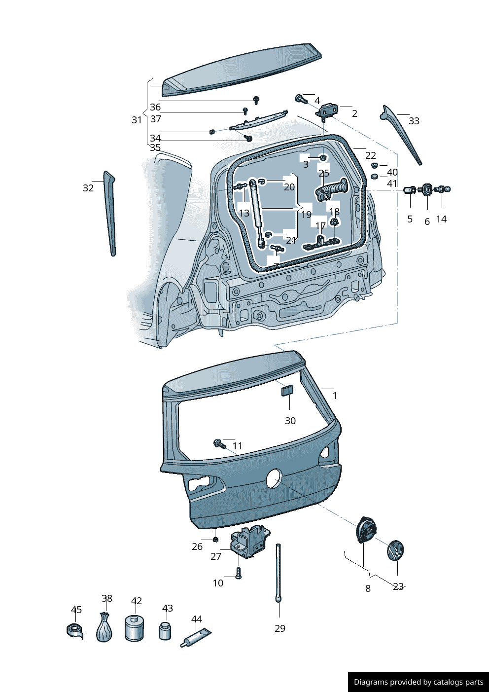 Car part diagram