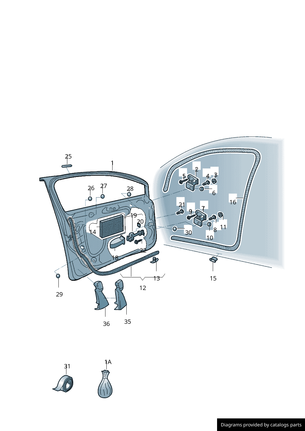 Car part diagram