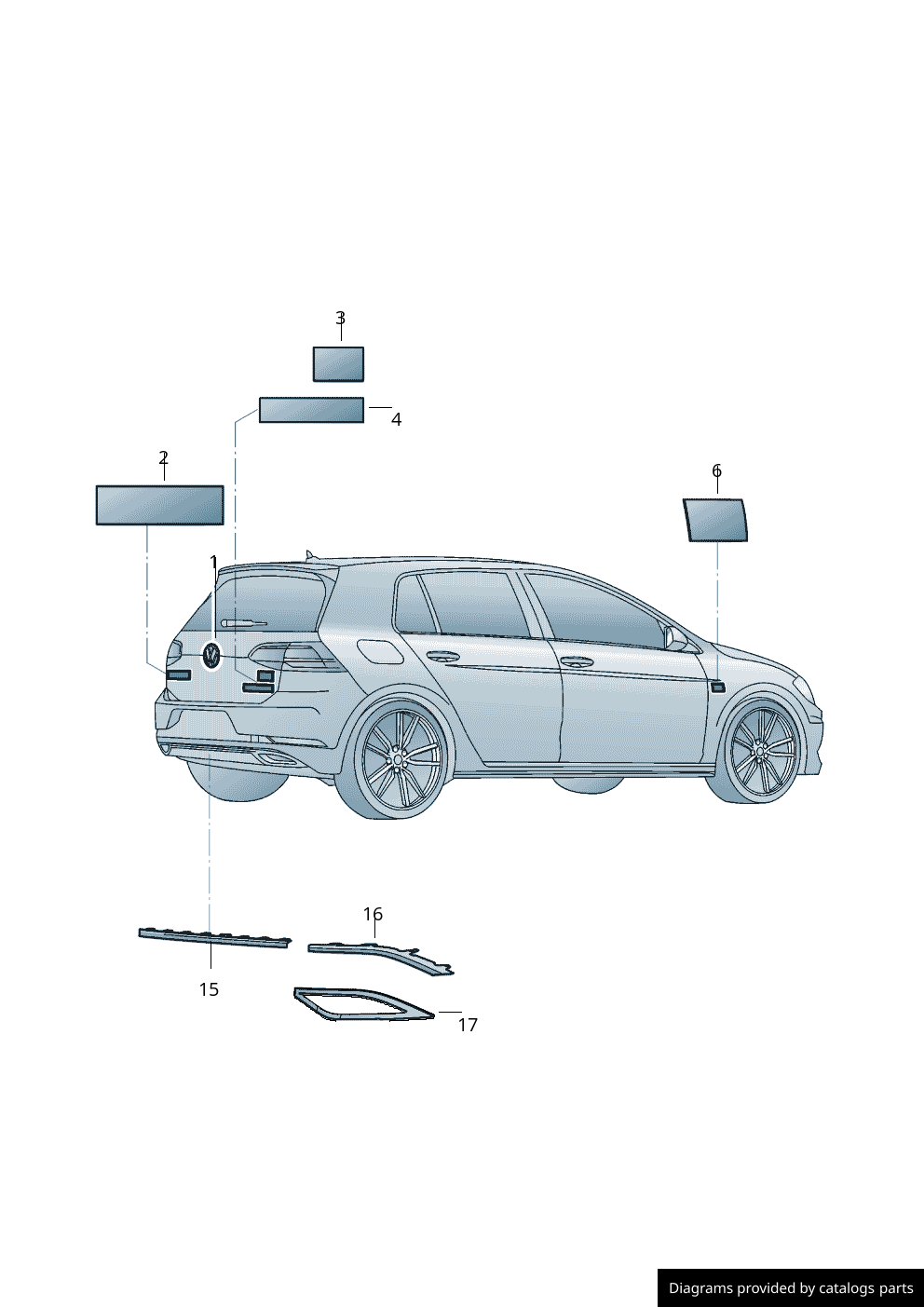 Car part diagram