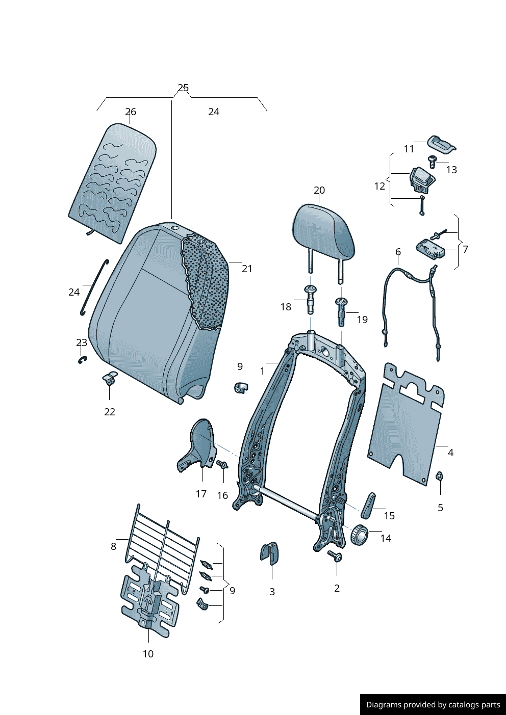 Car part diagram