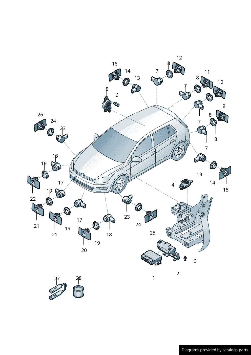 Car part diagram